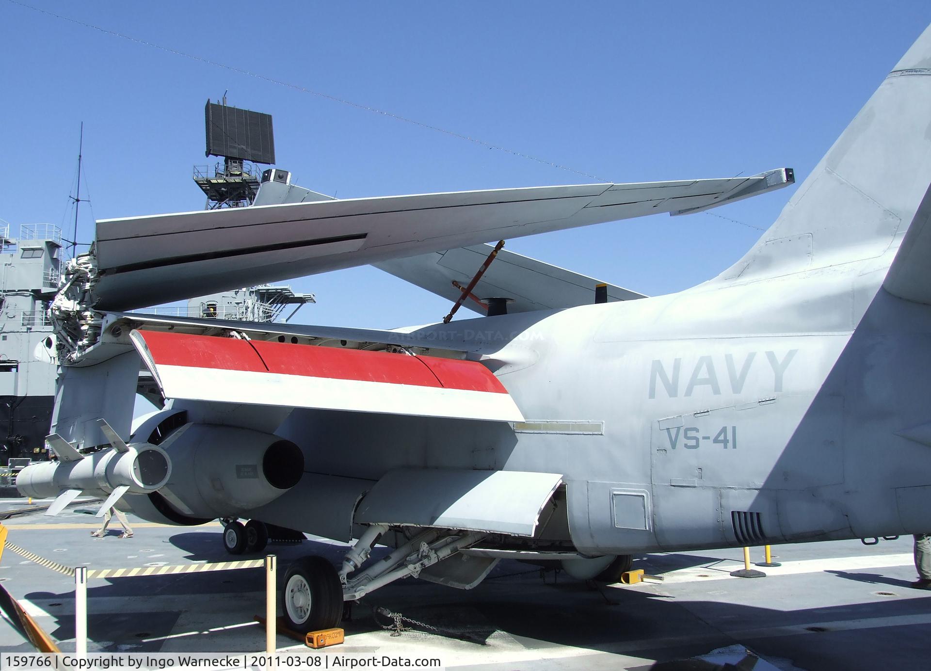 159766, Lockheed S-3A Viking C/N 394A-1095, Lockheed S-3A Viking on the flight deck of the USS Midway Museum, San Diego CA