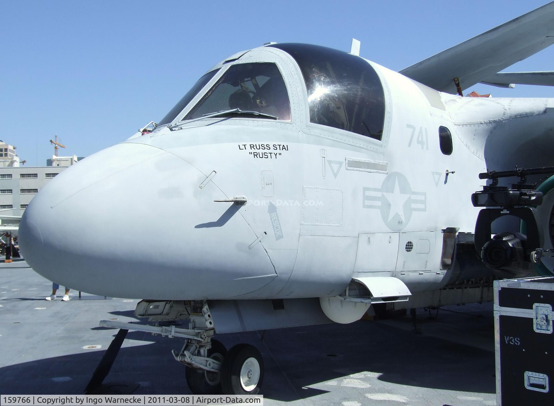 159766, Lockheed S-3A Viking C/N 394A-1095, Lockheed S-3A Viking on the flight deck of the USS Midway Museum, San Diego CA