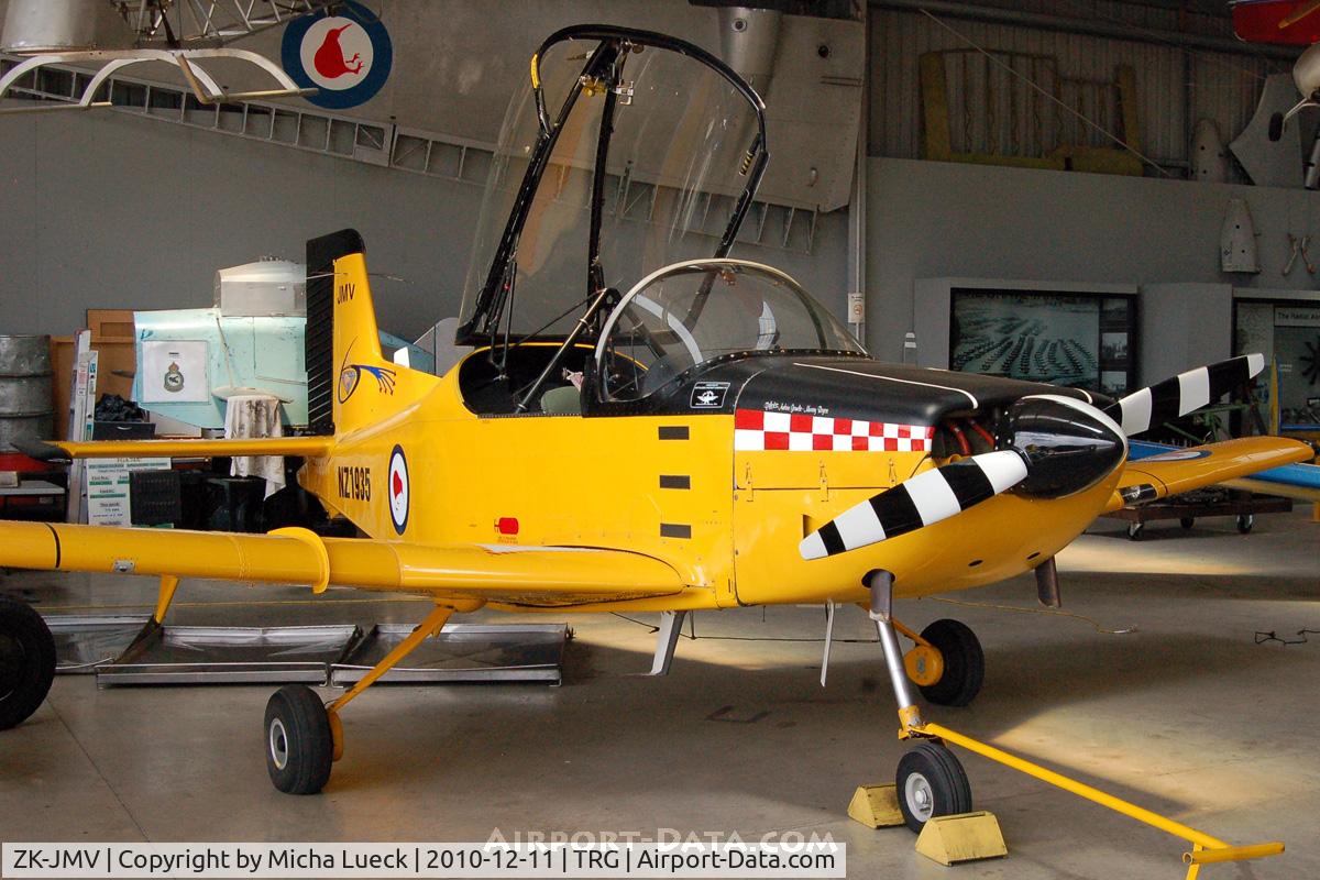 ZK-JMV, 1976 Pacific Aerospace CT/4B Airtrainer C/N 083, At Tauranga
