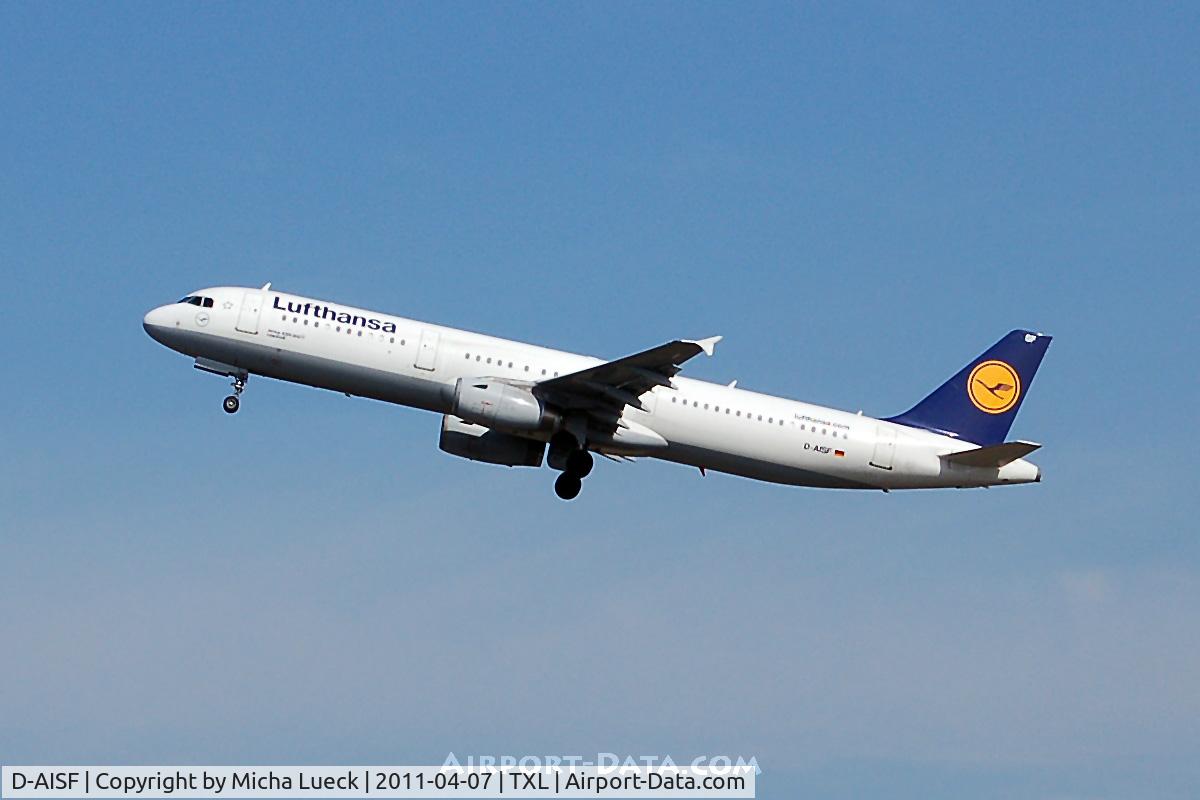 D-AISF, 2000 Airbus A321-231 C/N 1260, At Tegel