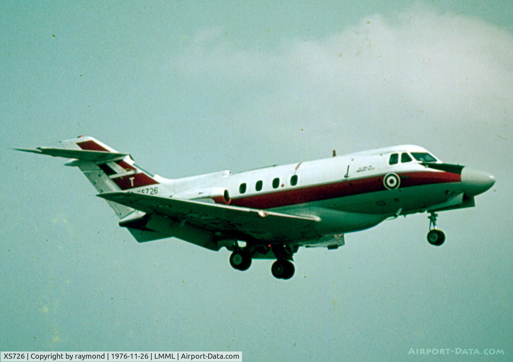 XS726, 1965 Hawker Siddeley HS.125 Dominie T.1 C/N 25044, Dominie XS726/T 6FTS RAF