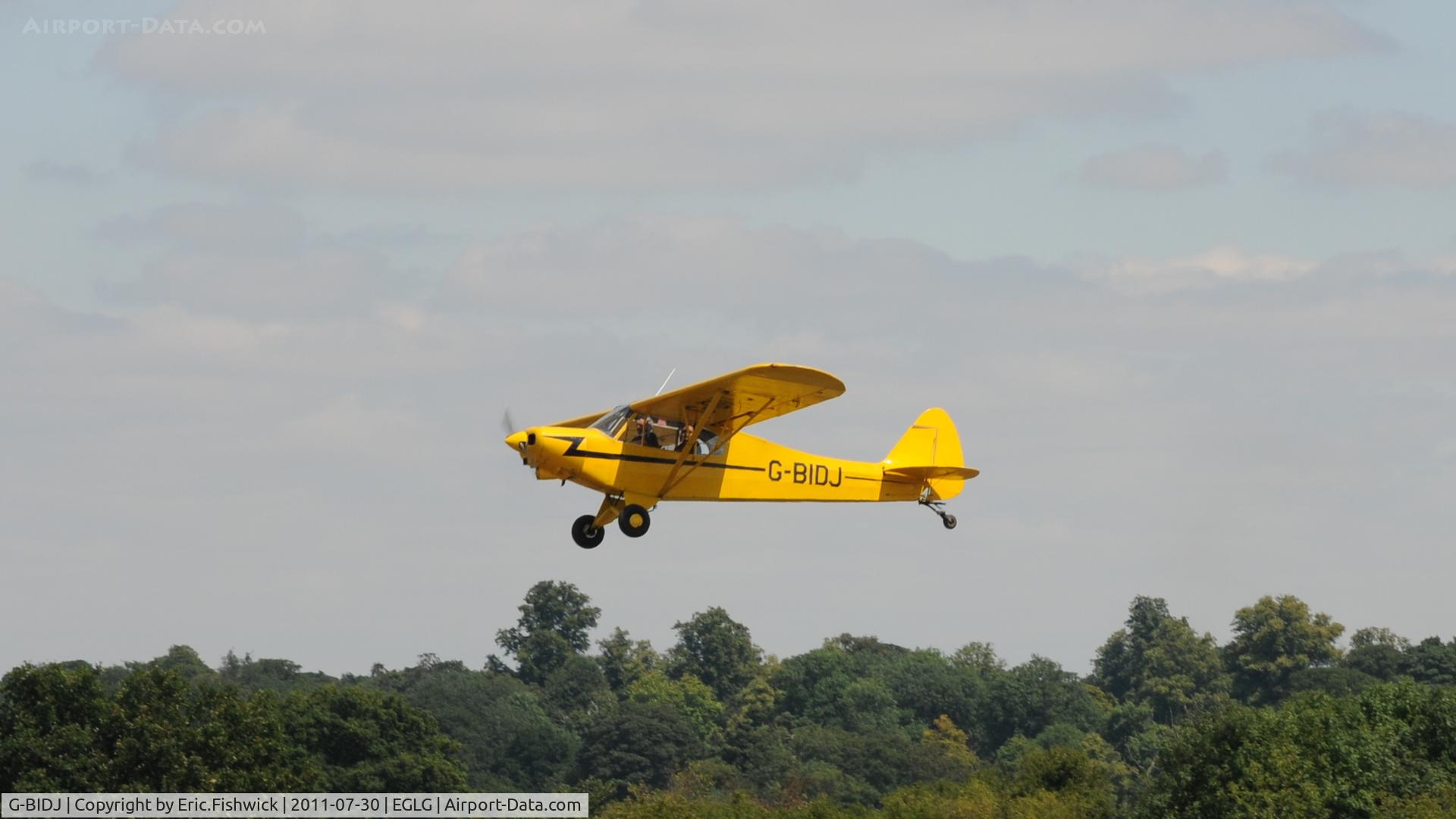 G-BIDJ, 1957 Piper PA-18A-150 Super Cub C/N 18-6007, G-BIDJ at Panhsanger Airfield