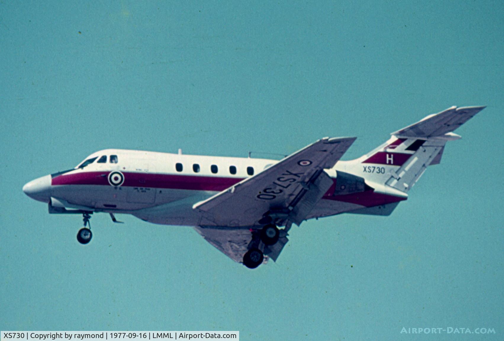 XS730, 1965 Hawker Siddeley HS.125 Dominie T.1 C/N 25050, Dominie XS730/H 6FTS RAF