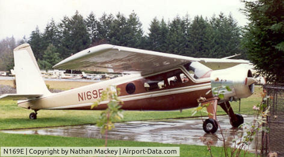 N169E, 1966 Helio H-250 Courier C/N 2531, 1966  H-250  c/n 2531 was N6311V, used by David Maytag for Radial engine test as shown now in Alaska with Lycoming IO-540
