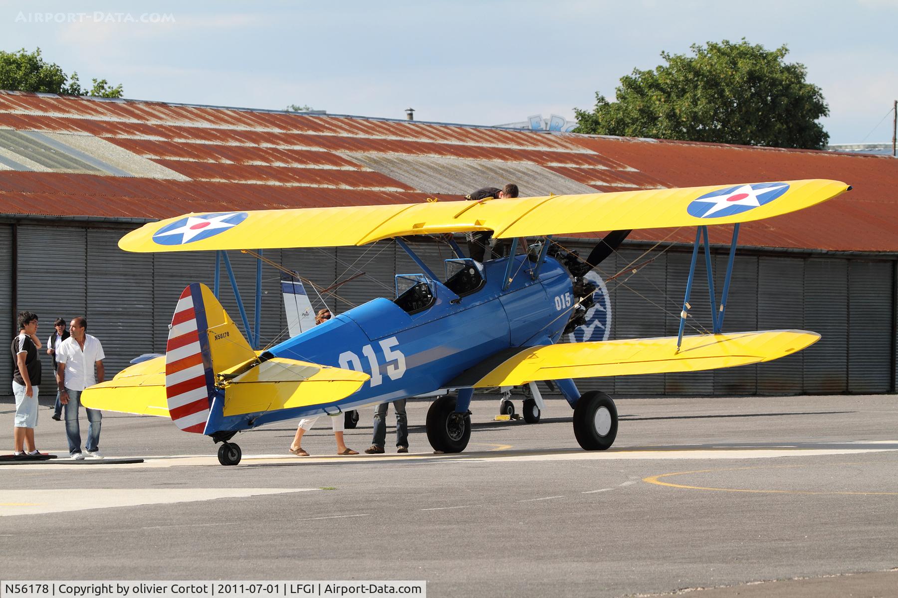 N56178, 1941 Boeing A75N1(PT17) C/N 75-359, Now in Europe ! : Darois Airfield.