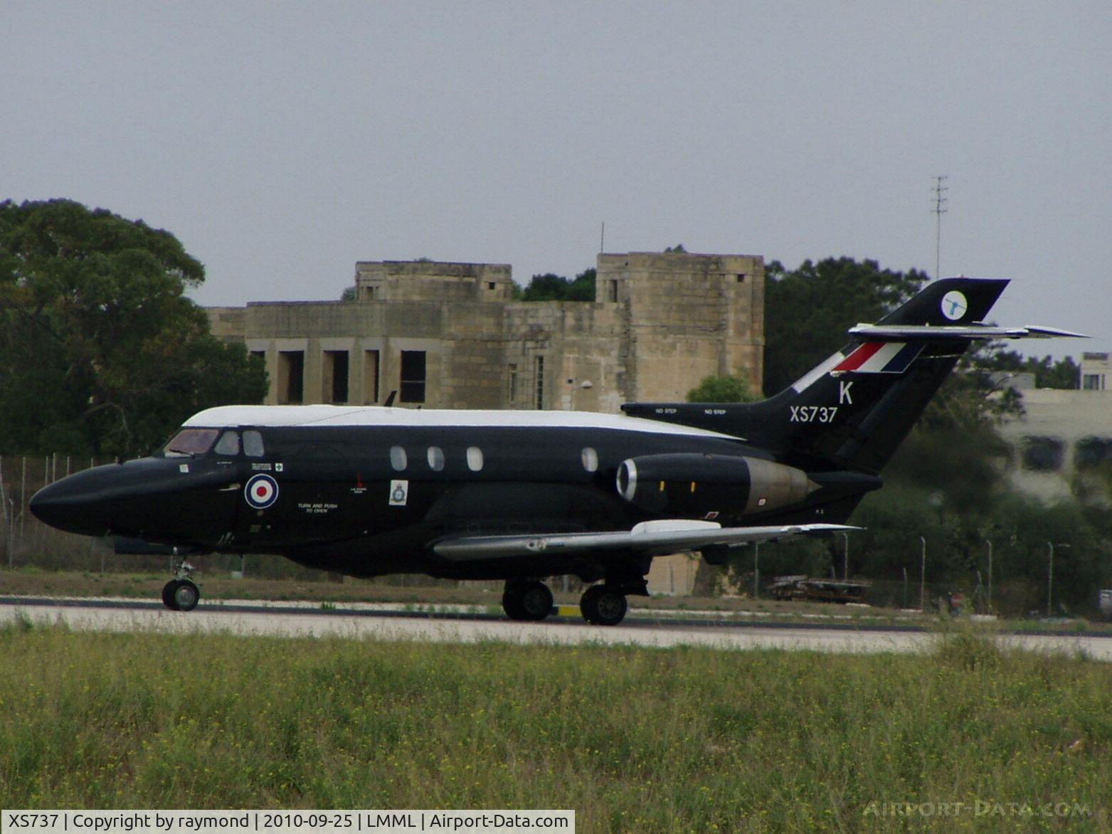 XS737, 1966 Hawker Siddeley HS.125 Dominie T.1 C/N 25076, Dominie XS737/K 55Sqd RAF