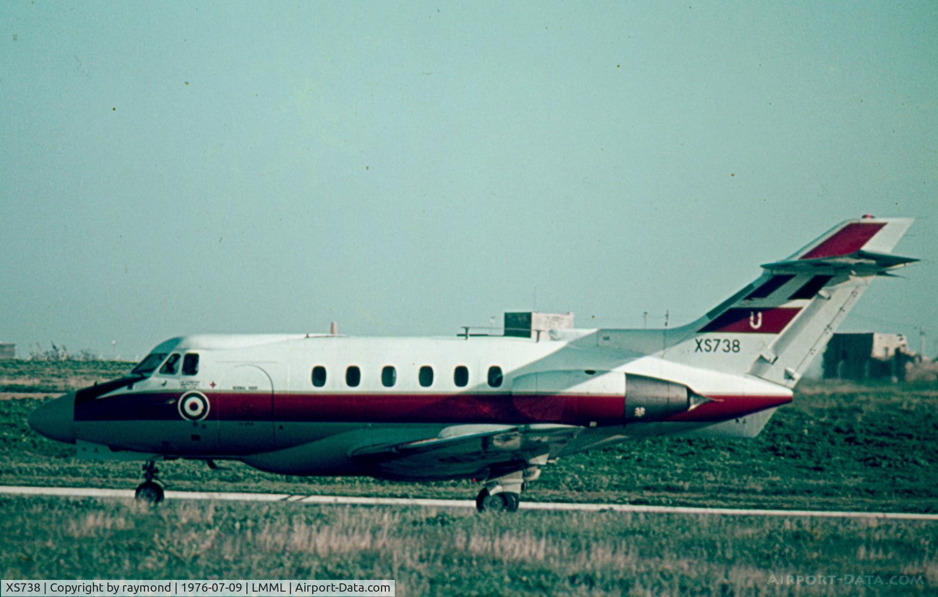 XS738, 1966 Hawker Siddeley HS.125 Dominie T.1 C/N 25077, Dominie XS738/U 6FTS RAF