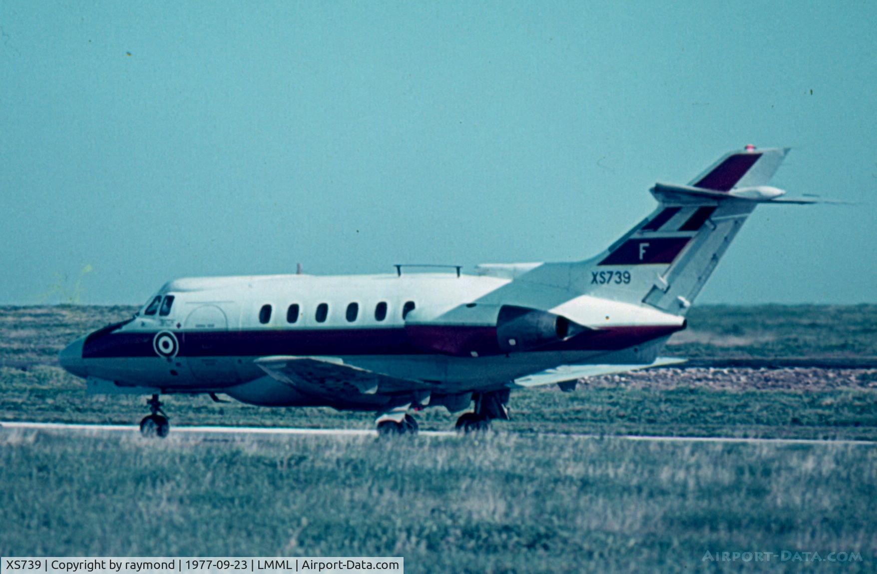 XS739, 1966 Hawker Siddeley HS.125 Dominie T.1 C/N 25081, Dominie XS739/F 6FTS RAF