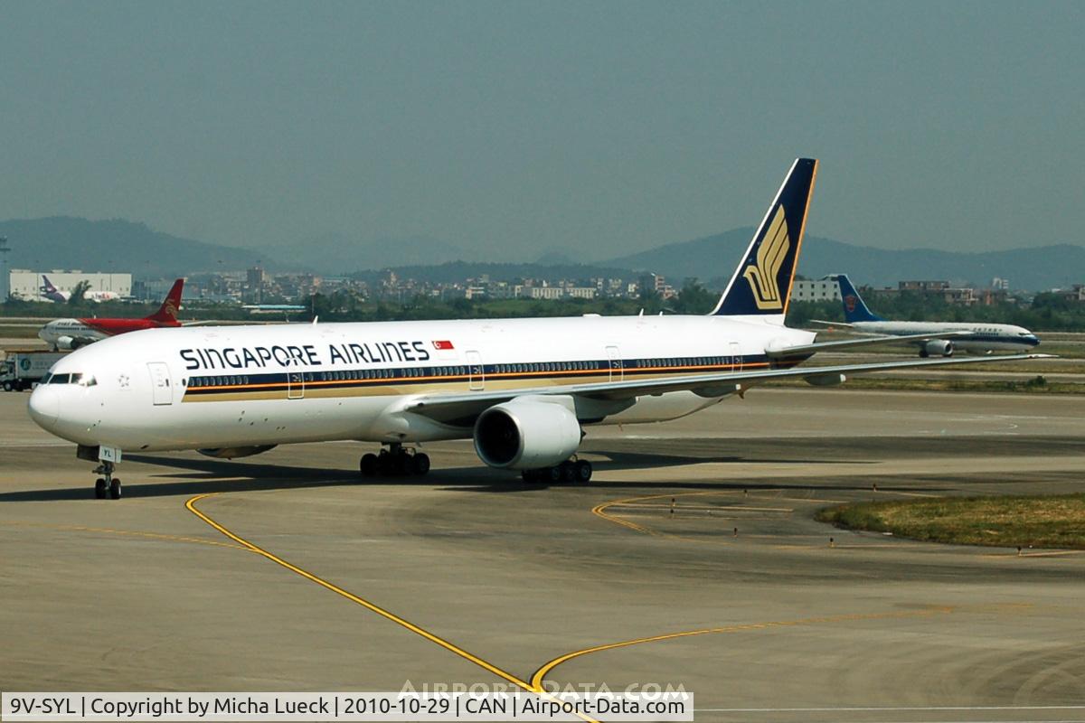 9V-SYL, 2005 Boeing 777-312 C/N 33376, At Guangzhou