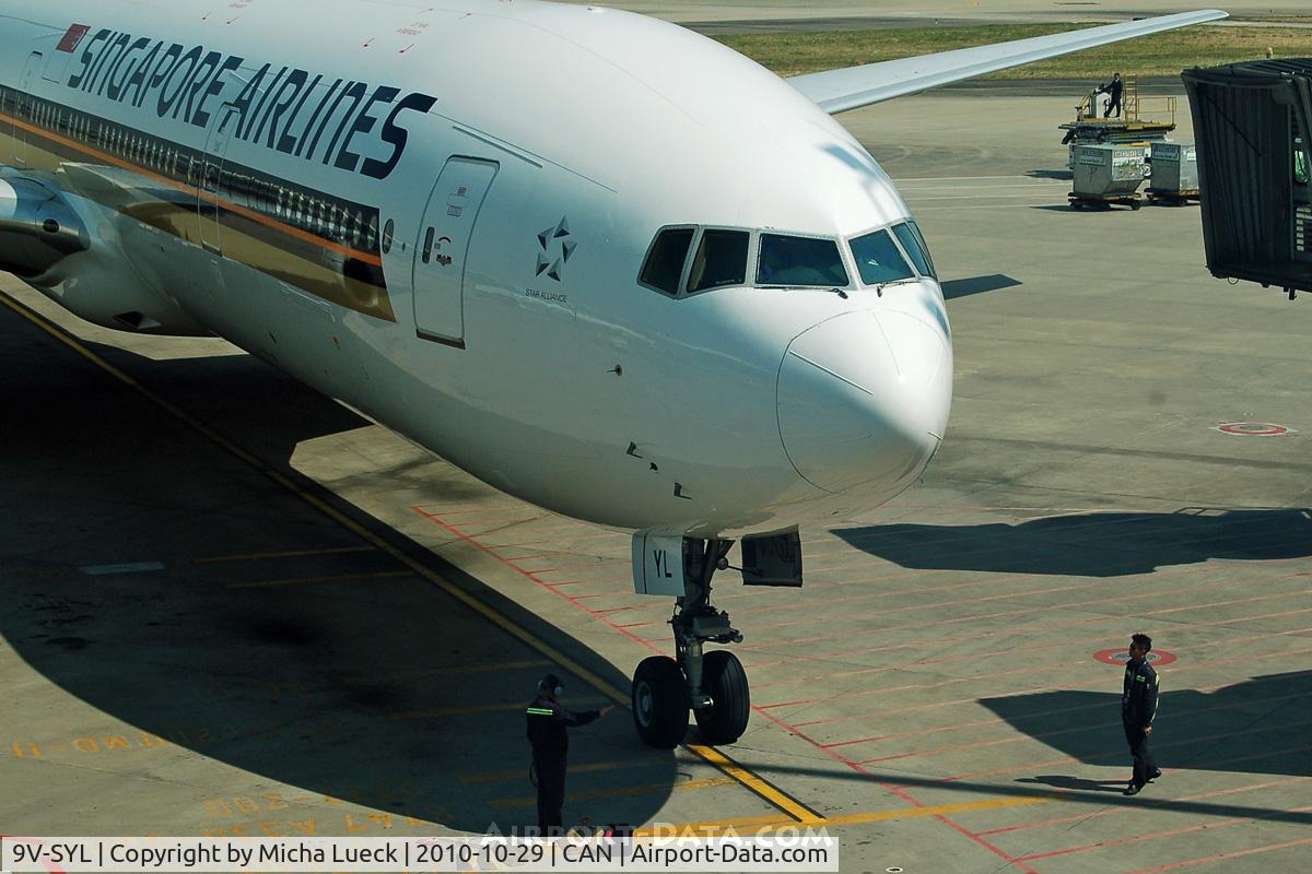 9V-SYL, 2005 Boeing 777-312 C/N 33376, At Guangzhou