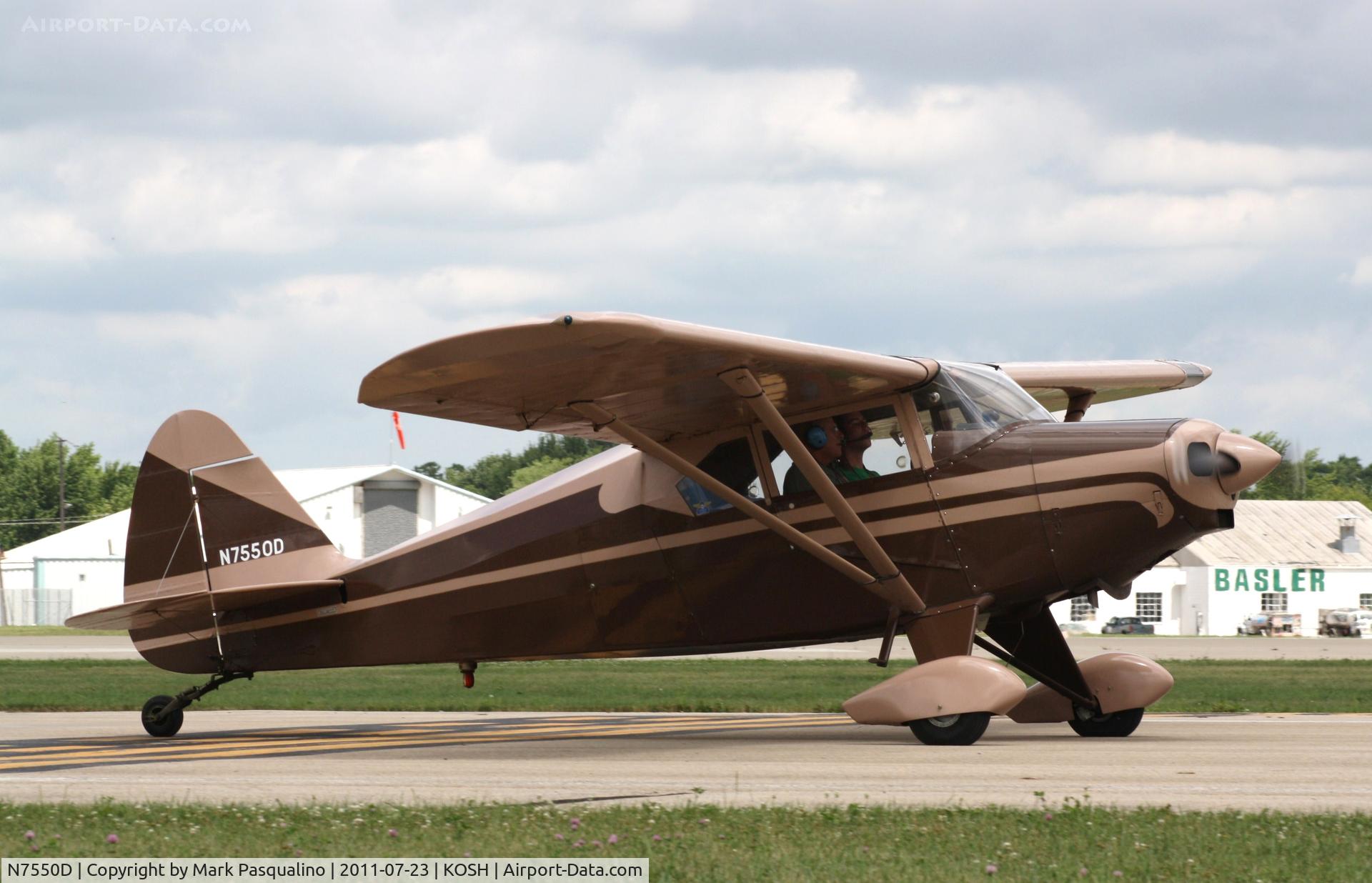 N7550D, 1957 Piper PA-22-150 Tri-Pacer C/N 22-5281, Piper PA-22-150