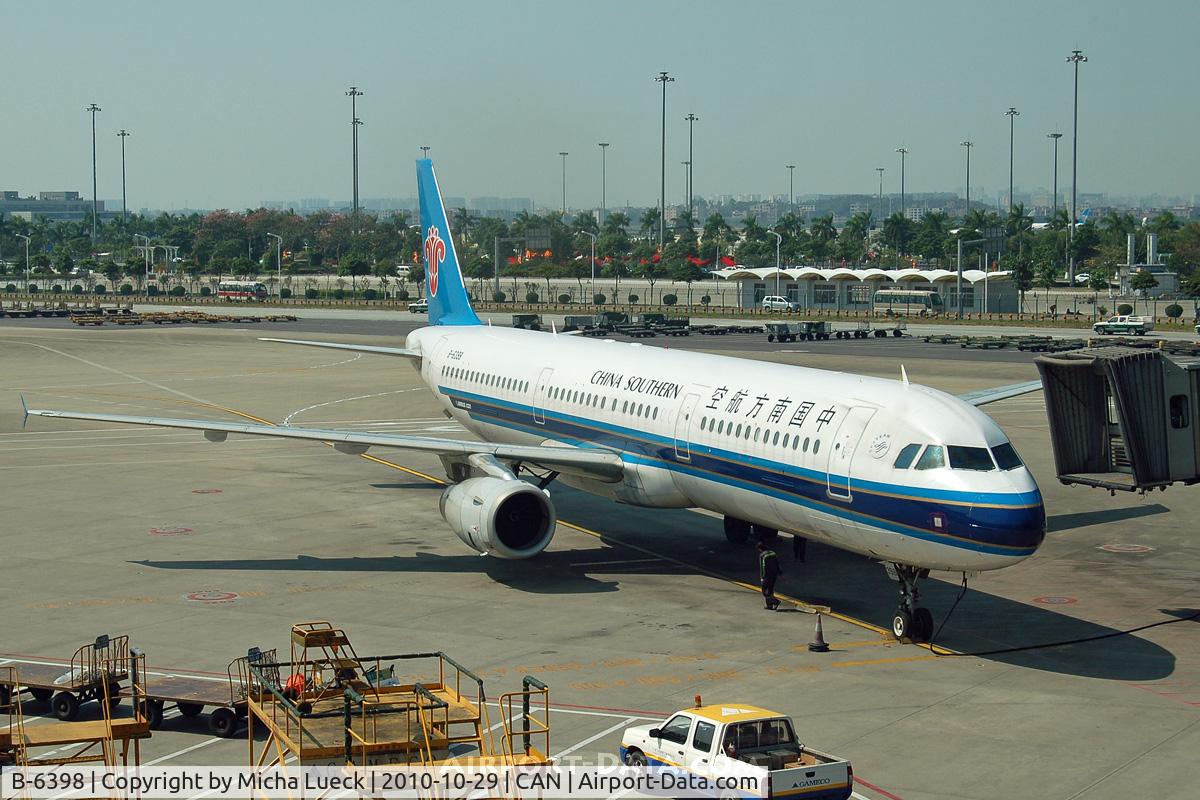 B-6398, 2009 Airbus A321-231 C/N 3847, At Guangzhou