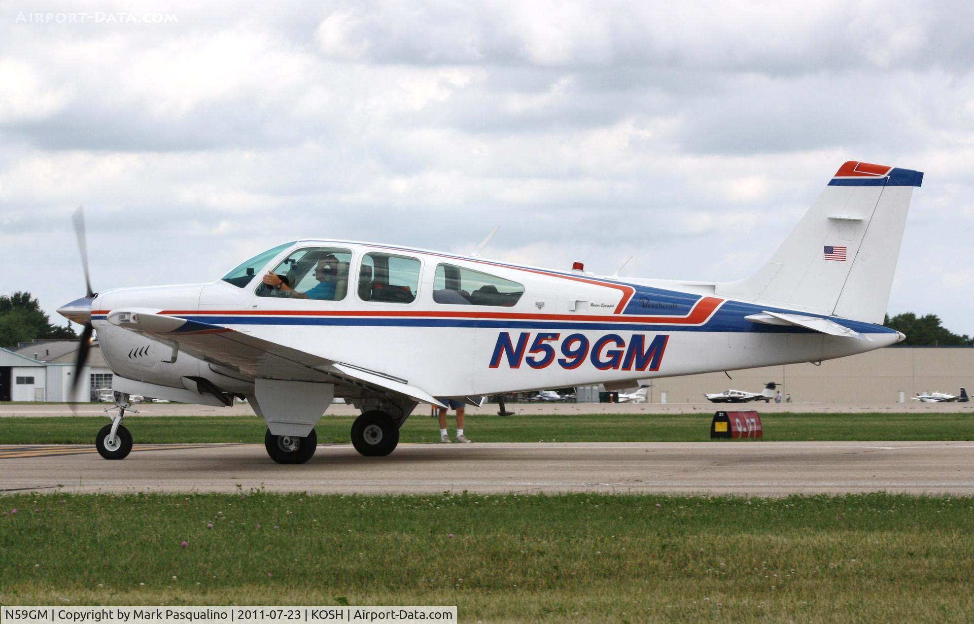 N59GM, 1981 Beech F33A Bonanza C/N CE-964, Beech F33A