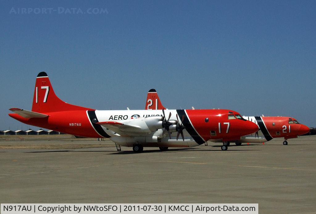 N917AU, 1963 Lockheed P-3A Orion C/N 185-5036 (150510), Tanker 17 sits at McClellen