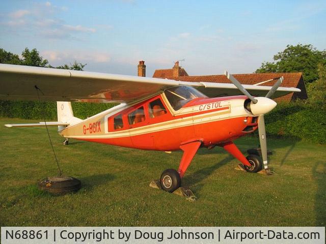 N68861, 1974 Helio H-295-1400 Super Courier C/N 1467, now N69VJ in Ak 1974  H-295 c/n1467	orginally	N68861, then G-BGIX England