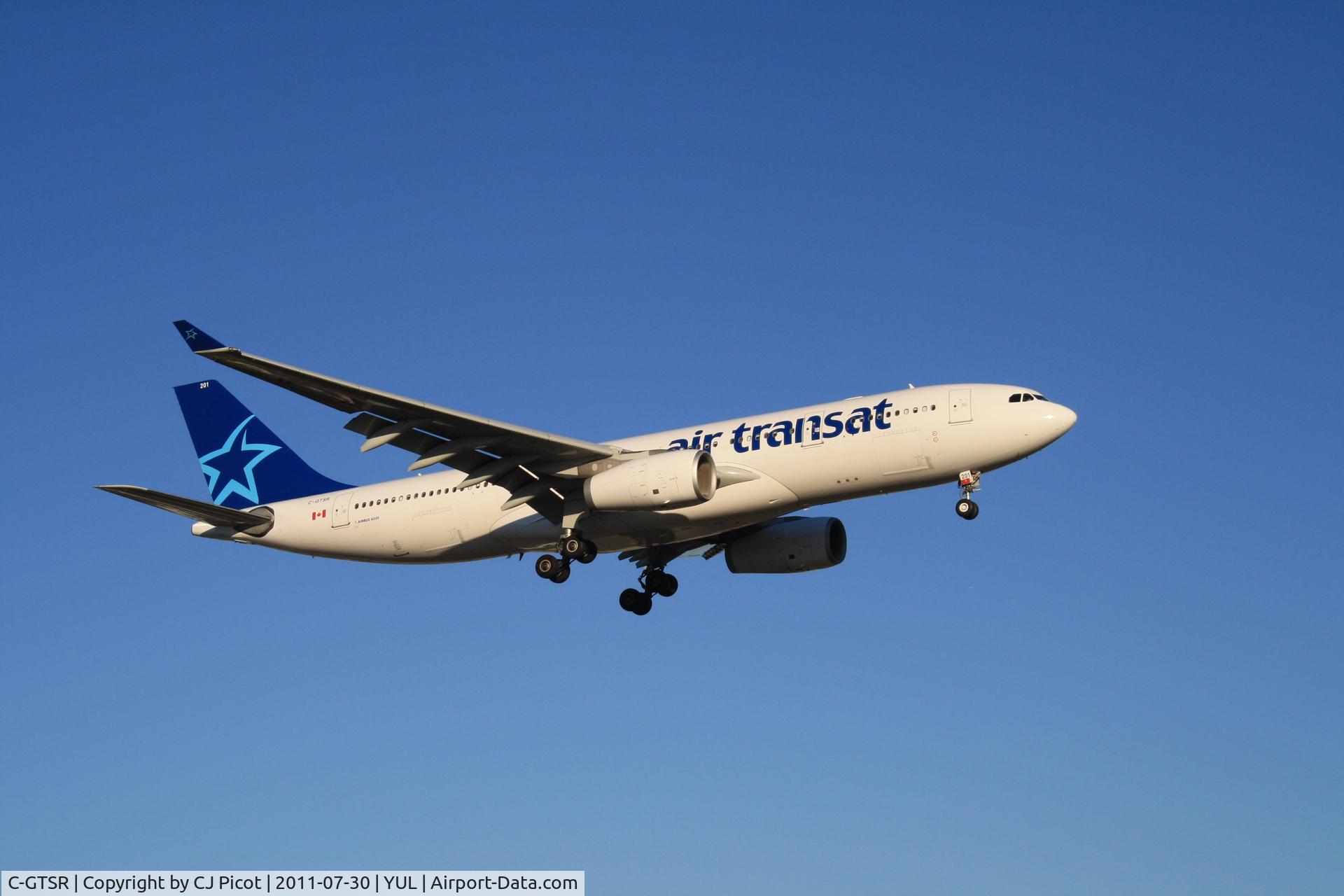 C-GTSR, 2008 Airbus A330-243 C/N 966, Arriving Montréal-Trudeau runway 24R