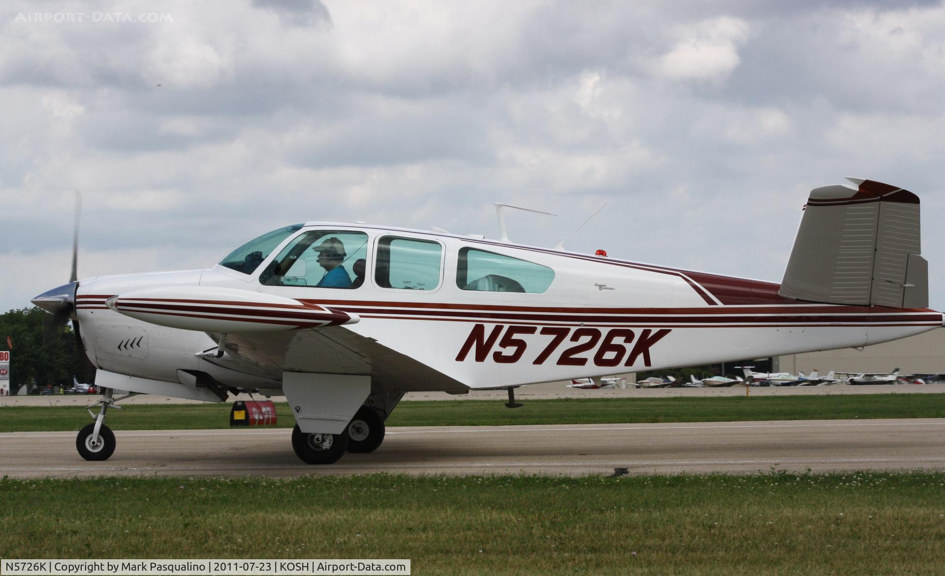 N5726K, 1964 Beech S35 Bonanza C/N D-7571, Beech S35