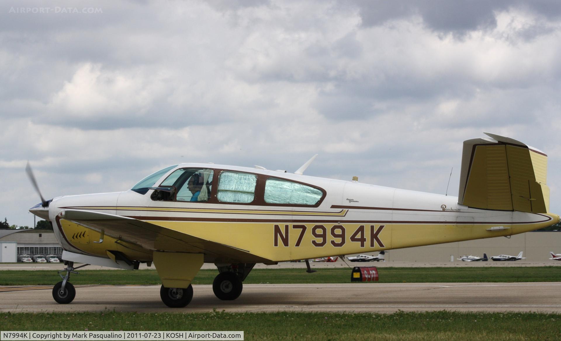 N7994K, 1964 Beech S35 Bonanza C/N D-7502, Beech S35