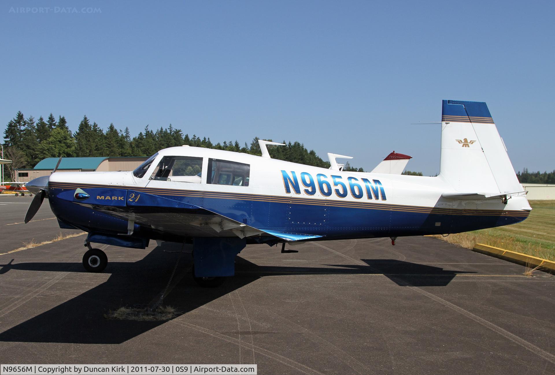 N9656M, 1967 Mooney M20C Ranger C/N 670112, Sunny day visitor