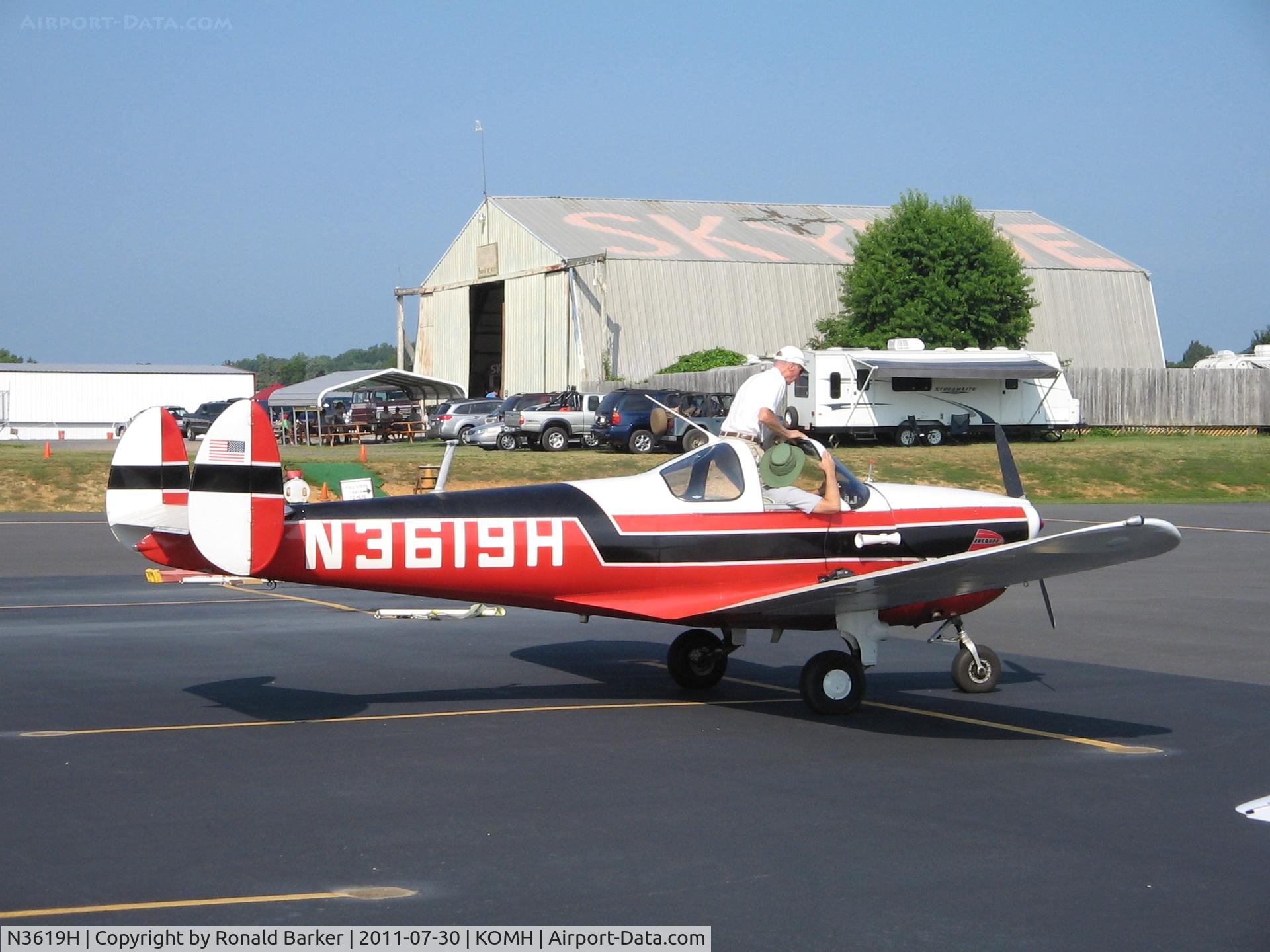 N3619H, 1946 Erco 415C Ercoupe C/N 4244, Orange