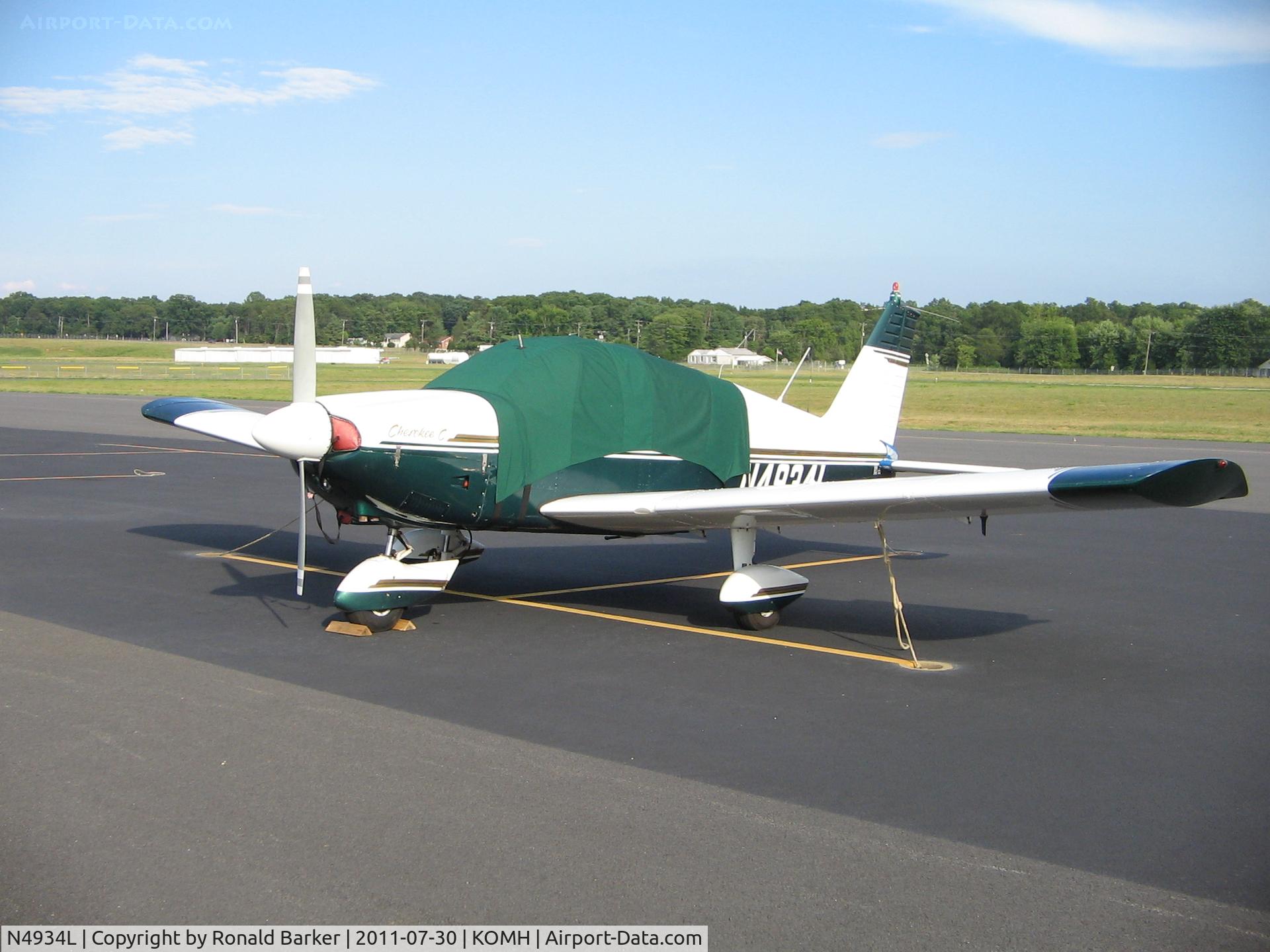 N4934L, 1967 Piper PA-28-180 C/N 28-4302, Orange