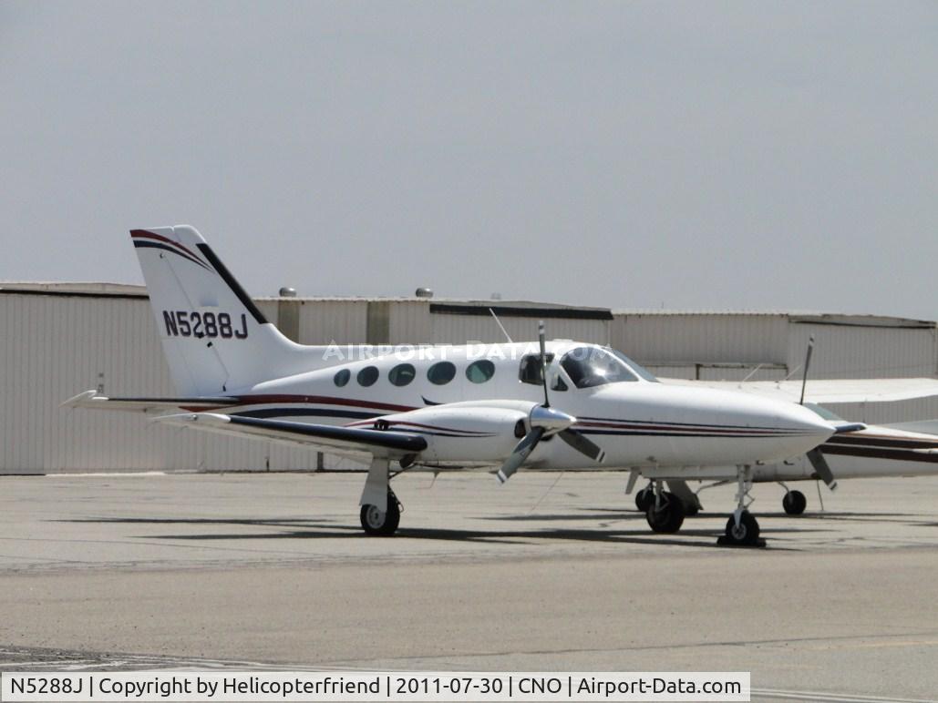 N5288J, 1976 Cessna 421C Golden Eagle C/N 421C0158, Parked on the northside
