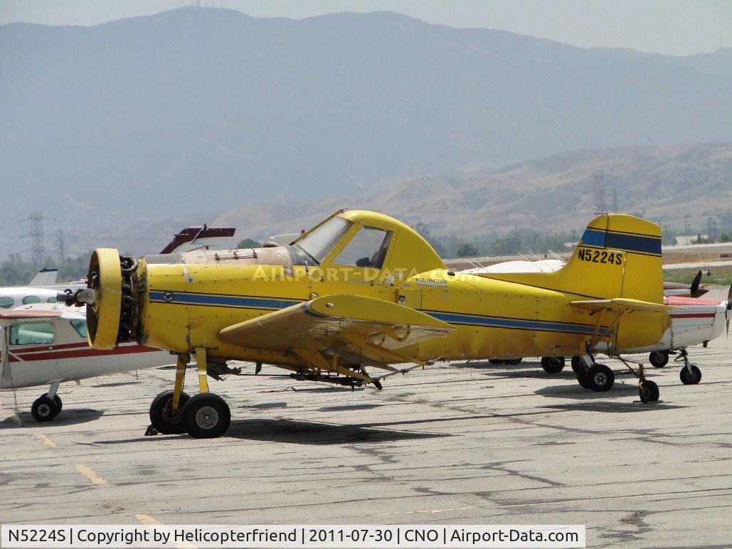 N5224S, 1978 Air Tractor Inc AT-301 C/N 301-0125, Parked on the northside