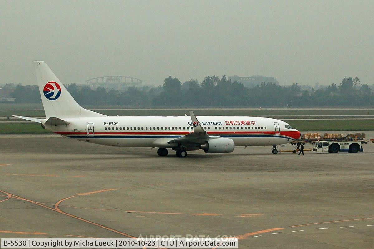 B-5530, 2010 Boeing 737-89P C/N 29655, At Chengdu