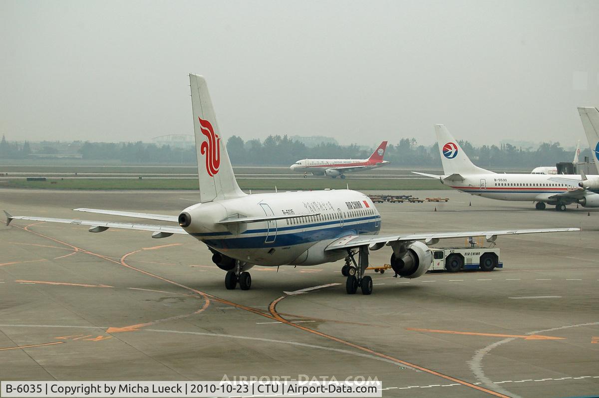 B-6035, Airbus A319-115 C/N 2269, At Chengdu