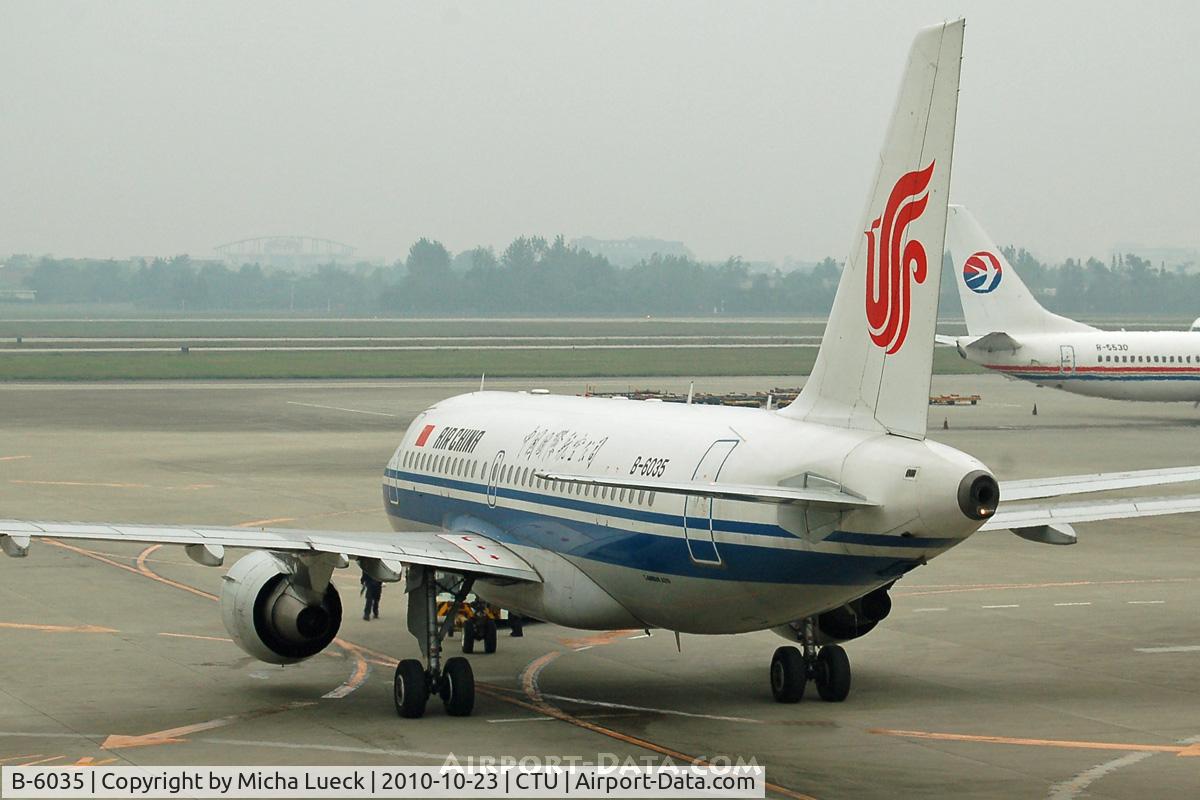 B-6035, Airbus A319-115 C/N 2269, At Chengdu