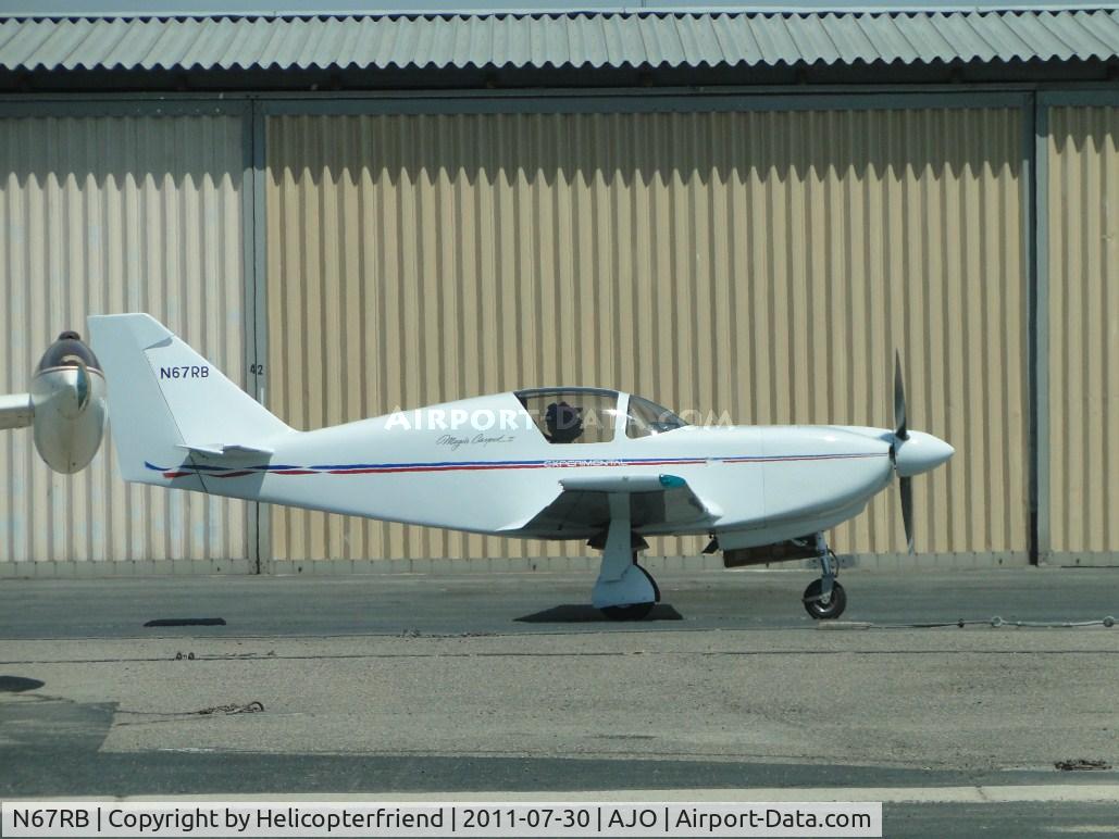 N67RB, Stoddard-Hamilton Glasair SH-2R C/N 729, Taxiing back to hanger