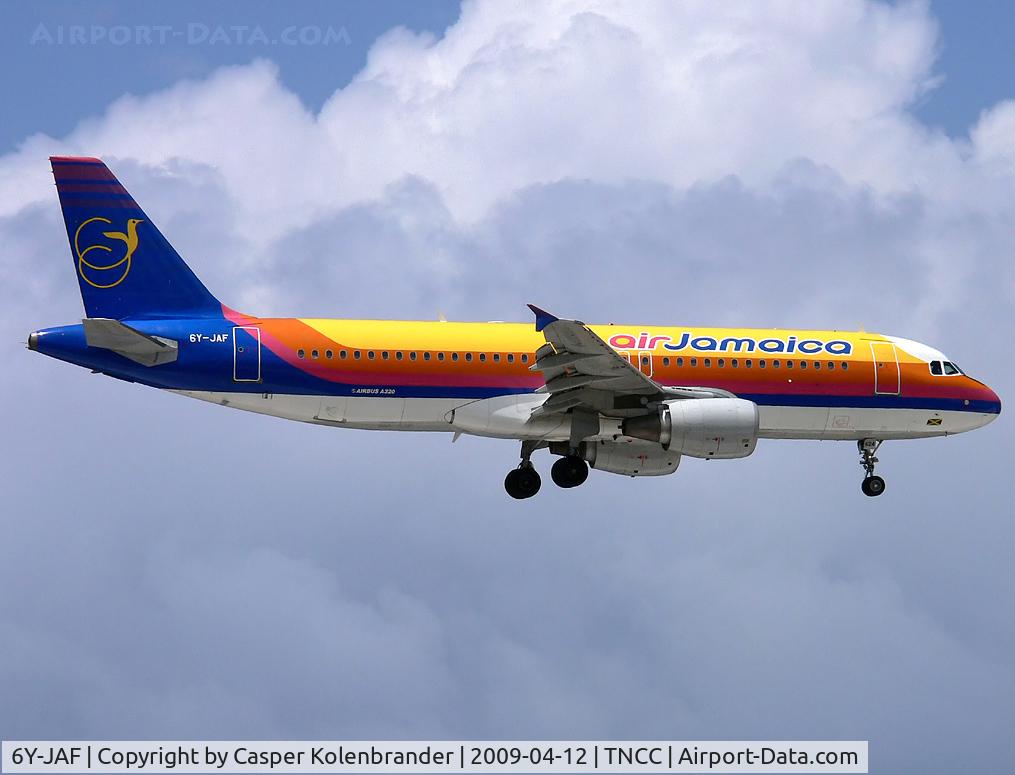 6Y-JAF, 1996 Airbus A320-214 C/N 624, Air Jamaica