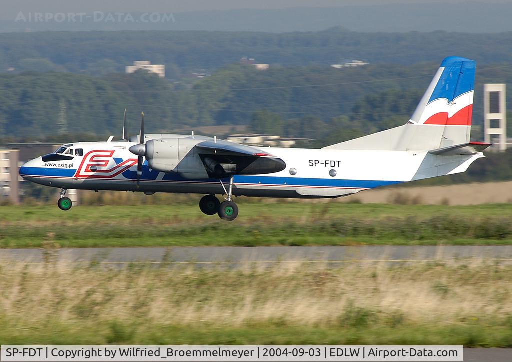 SP-FDT, 1982 Antonov An-26B C/N 12102, EXIN / Take off from Runway 24 at Dortmund.