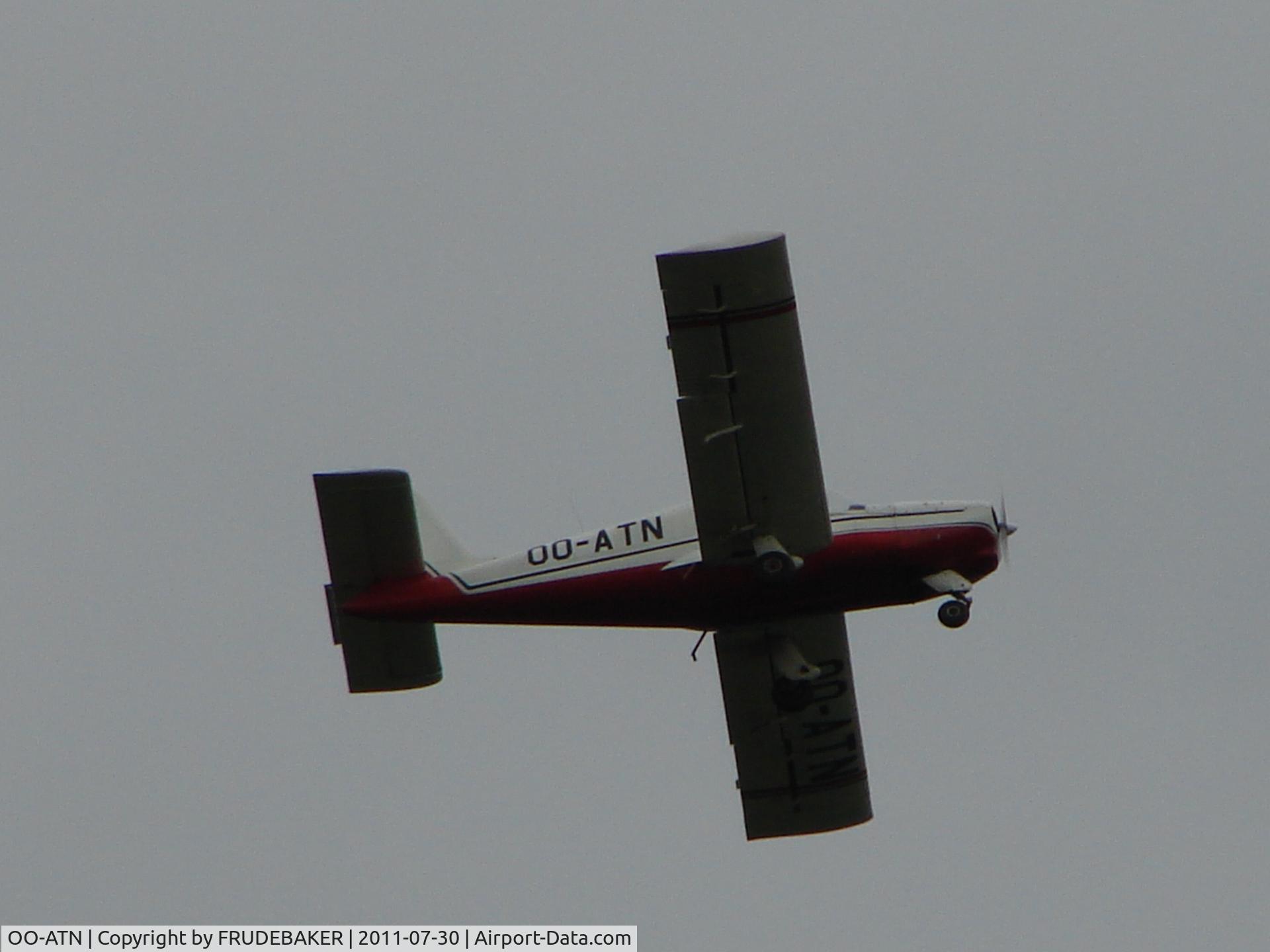OO-ATN, Socata MS-880B Rallye Club C/N 2624, FLYING FROM AIRPORT NEAR MONS, BELGIUM