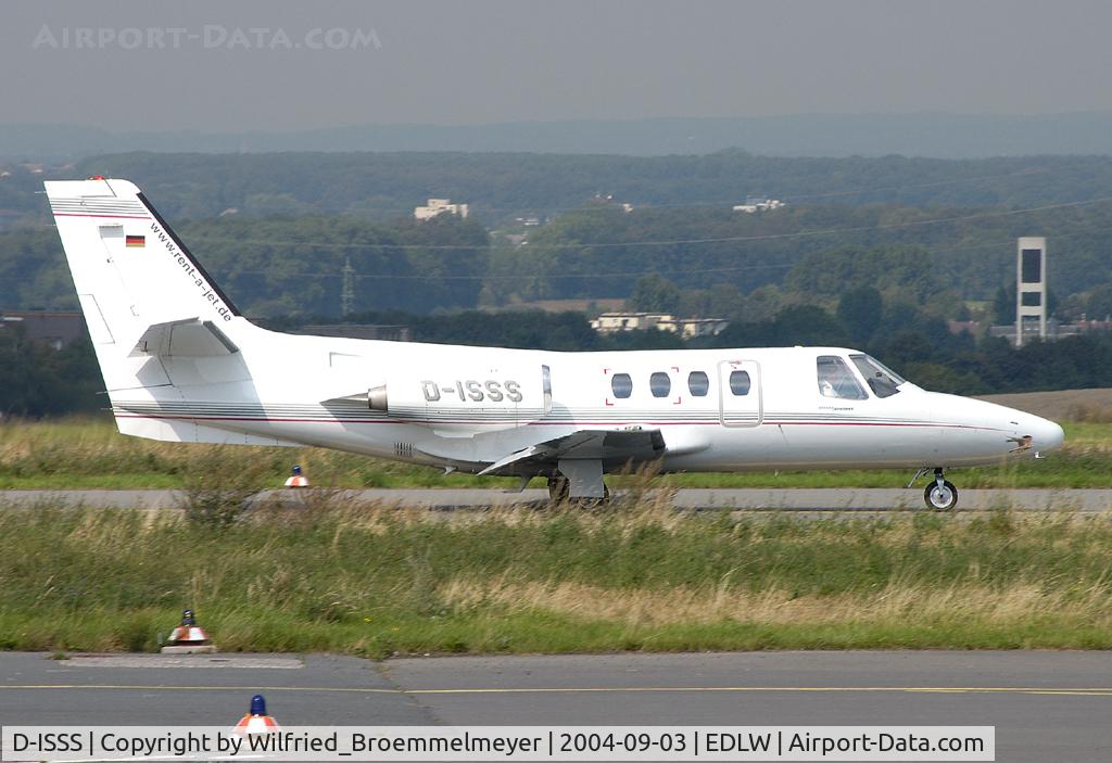 D-ISSS, 1978 Cessna 500 Citation I C/N 500-0392, FAI rent-a-jet / Taxiing out to Runway 24
