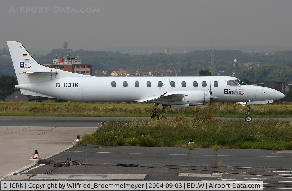 D-ICRK, 1980 Swearingen SA-226TC Metro II C/N TC-333, BinAir / Taxiing out to Runway 24.