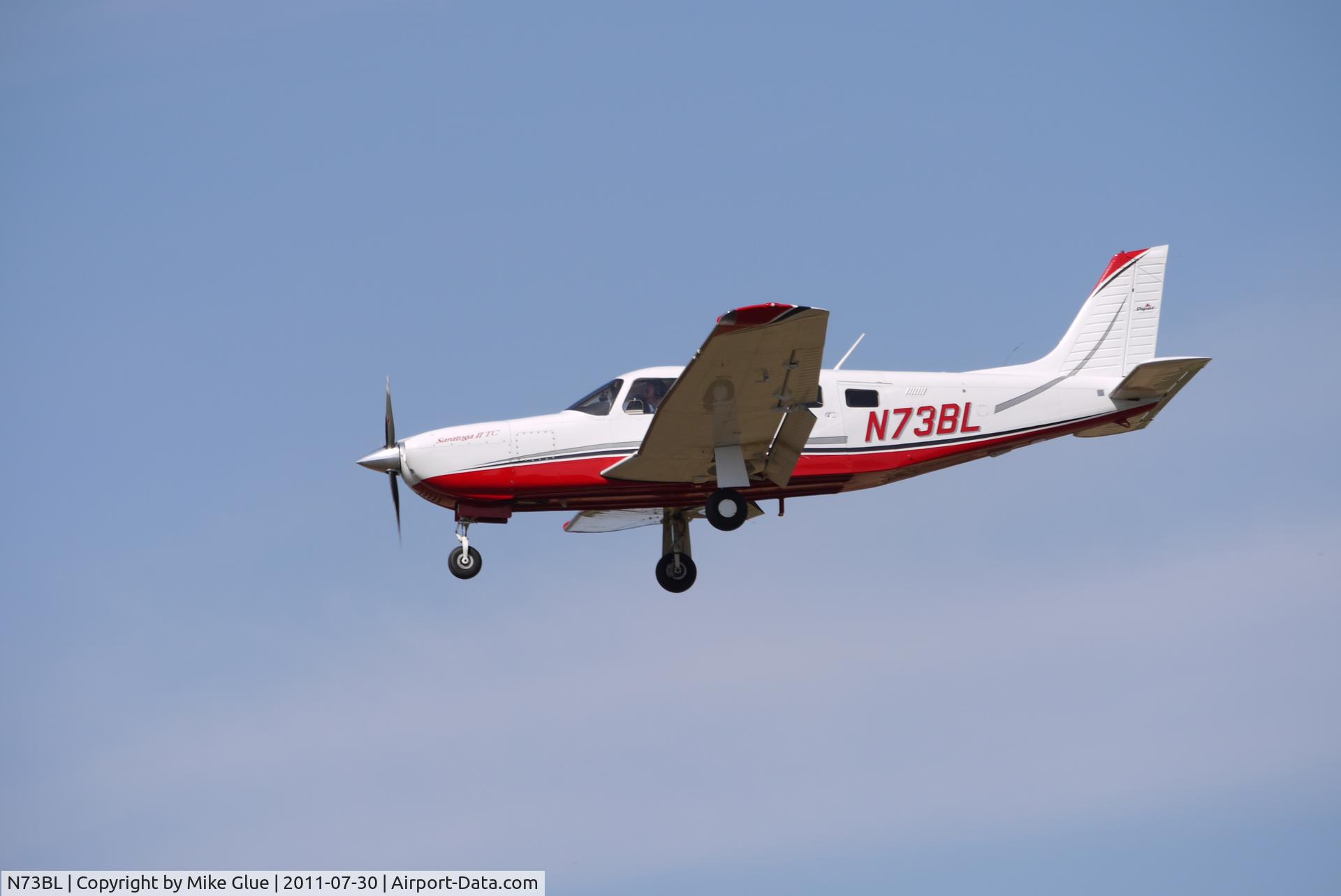 N73BL, 2007 Piper PA-32R-301T Turbo Saratoga C/N 3257450, N73BL landing at Panshager