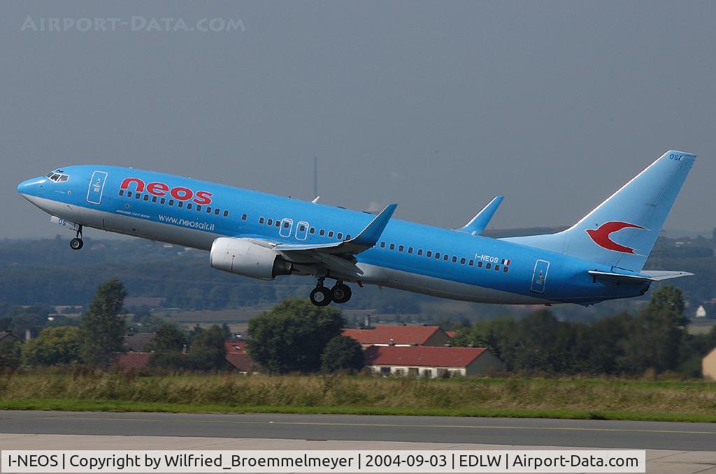 I-NEOS, 2002 Boeing 737-86N C/N 32733, NEOS / Take of from Runway 24.