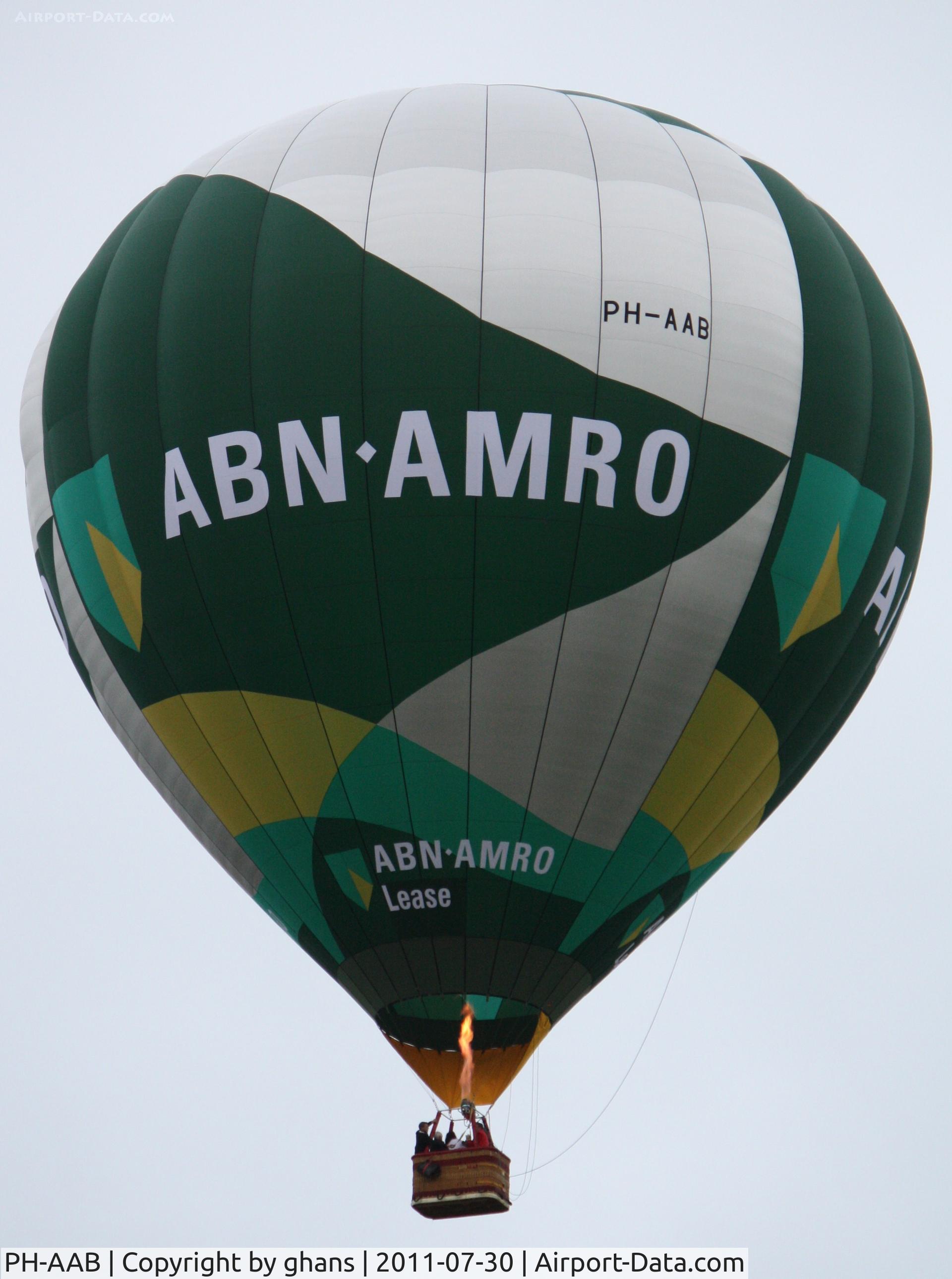 PH-AAB, Lindstrand Balloons LBL 160 C/N 1346, Abn Amro