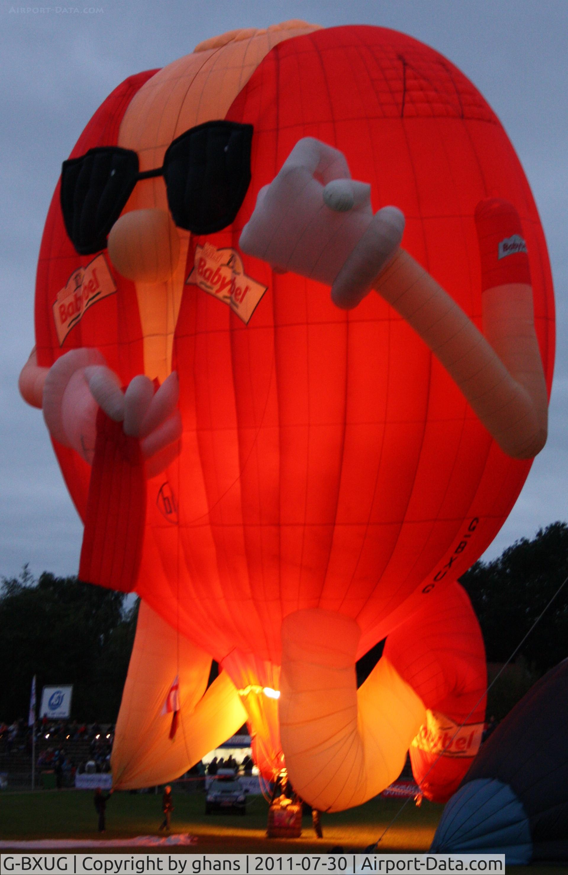 G-BXUG, 1998 Lindstrand Balloons Ltd LBL BABY BEL C/N 512, Baby Bel