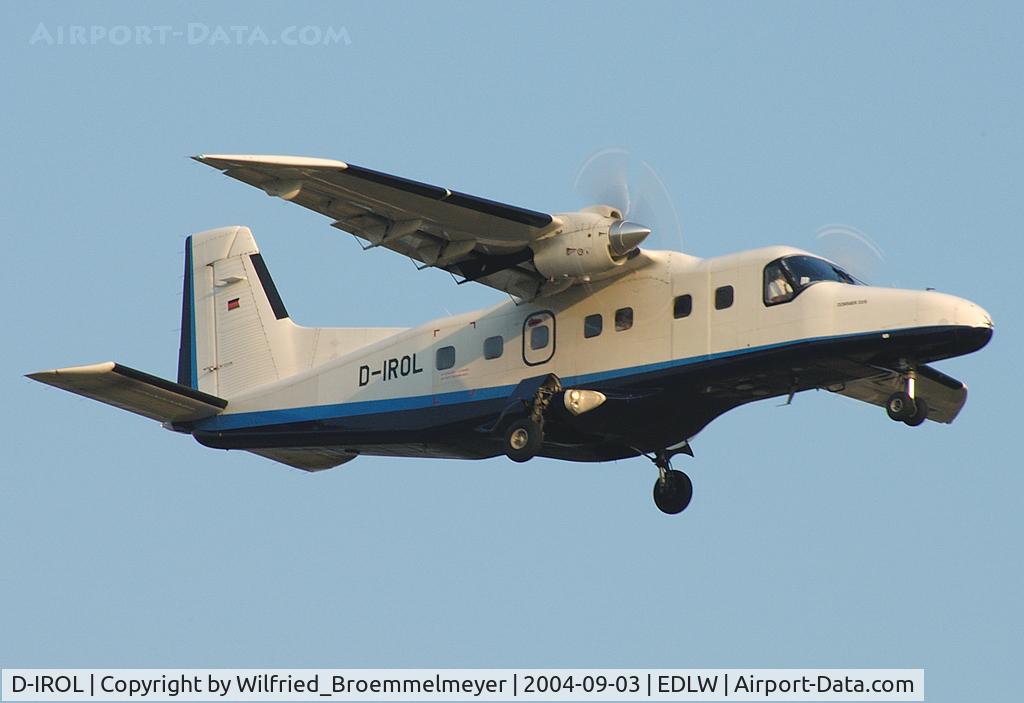 D-IROL, 1982 Dornier 228-100 C/N 7003, On approach to runway 24.