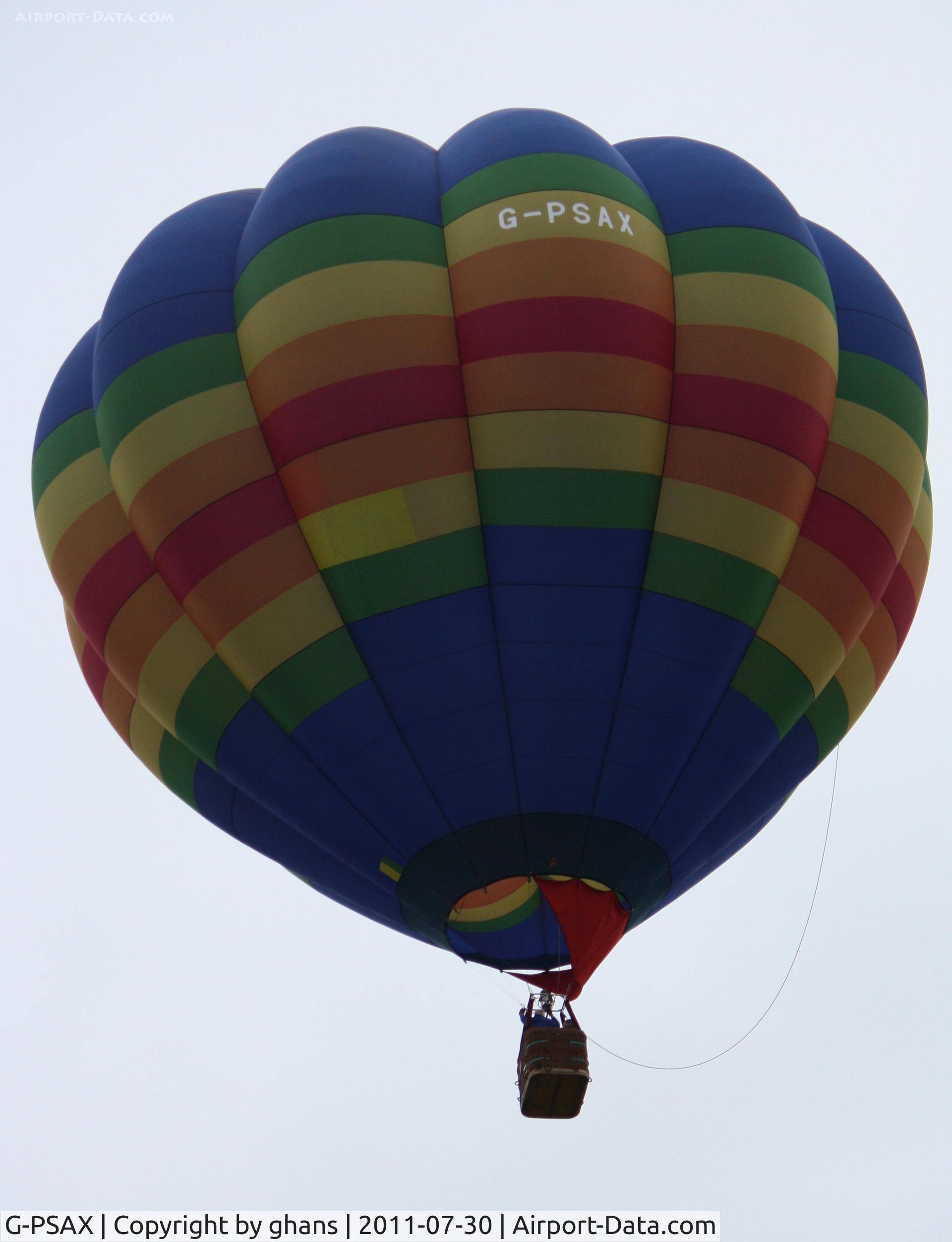 G-PSAX, 2003 Lindstrand Balloons Ltd LBL 77B C/N 960, -