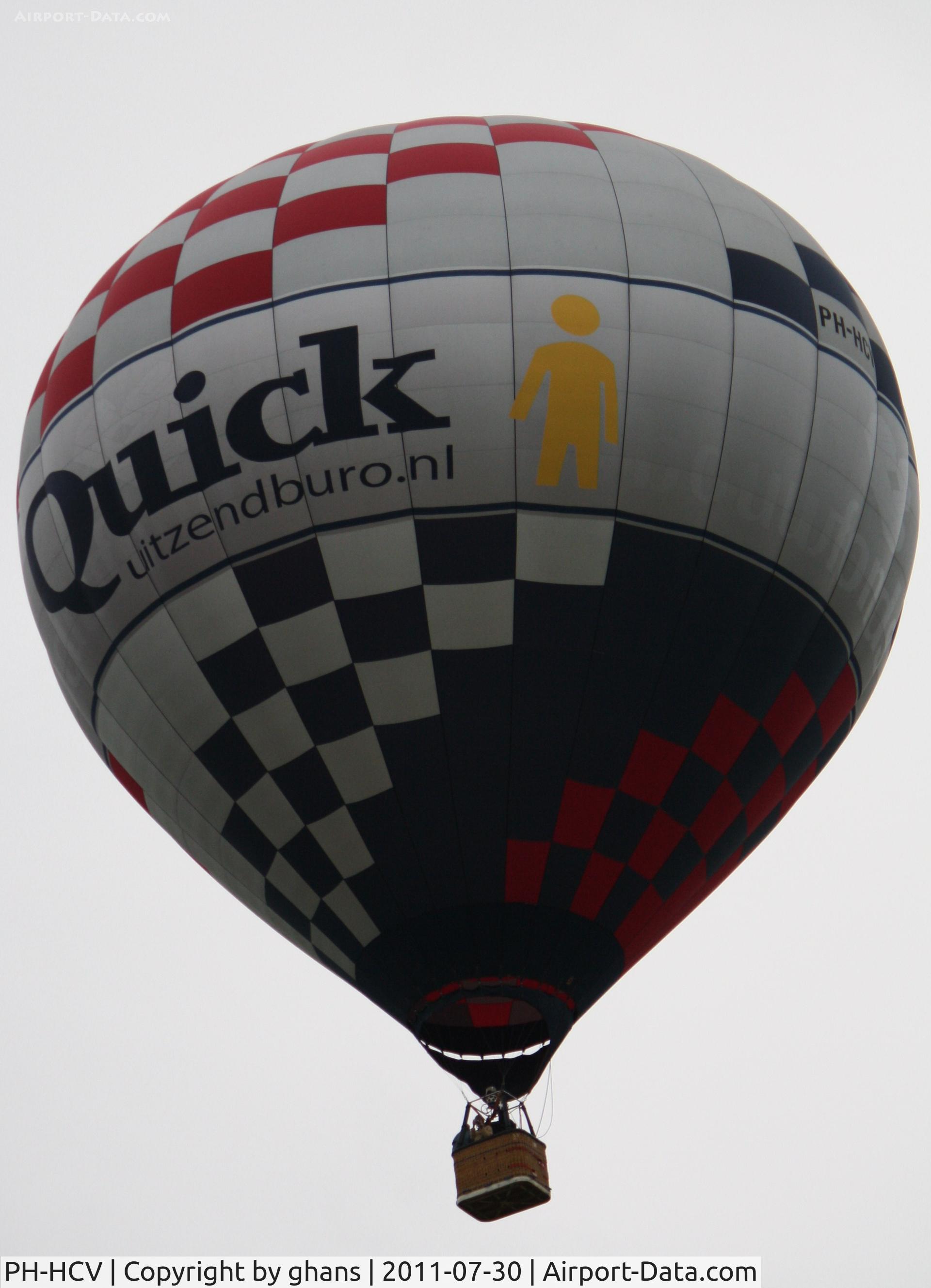 PH-HCV, Lindstrand LBL 120A C/N 507, Quick Uitzendburo
