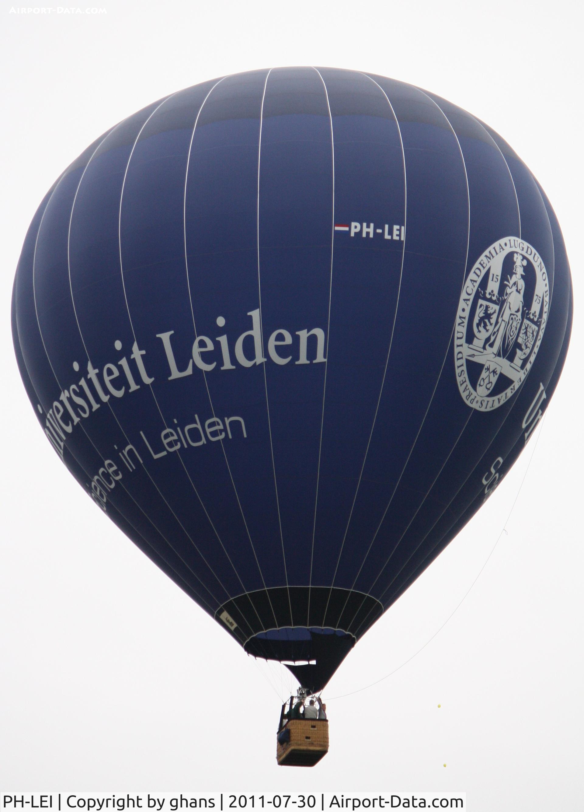 PH-LEI, Schroeder Fire Balloons G42/24 C/N 1245, Universiteit Leiden