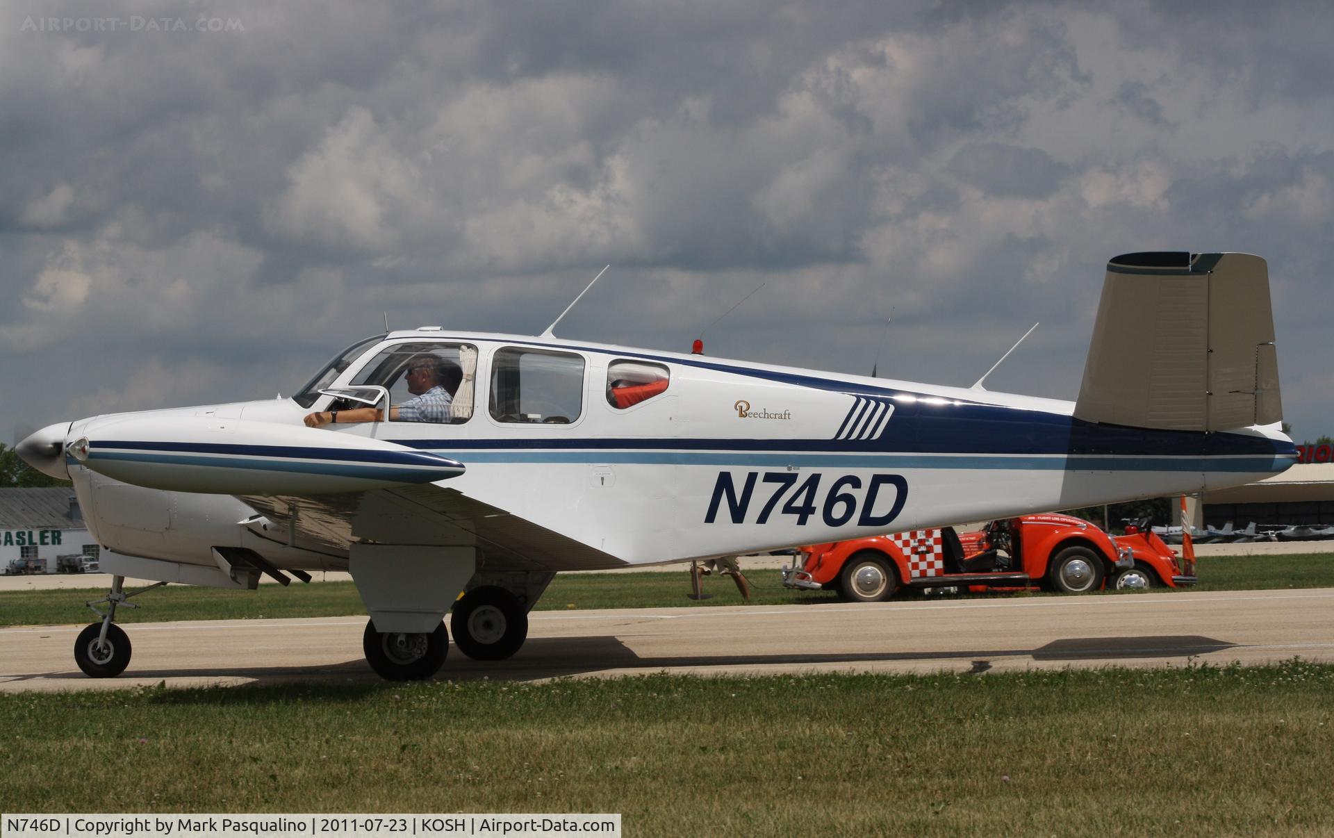 N746D, 1951 Beech C35 Bonanza C/N D-3016, Beech C35