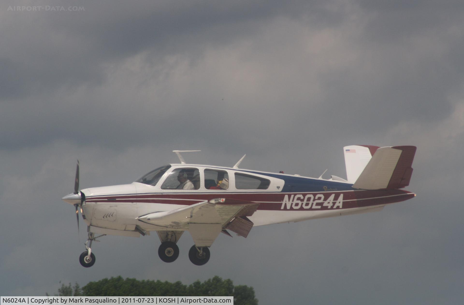 N6024A, 1979 Beech V35B Bonanza C/N D-10210, Beech V35B