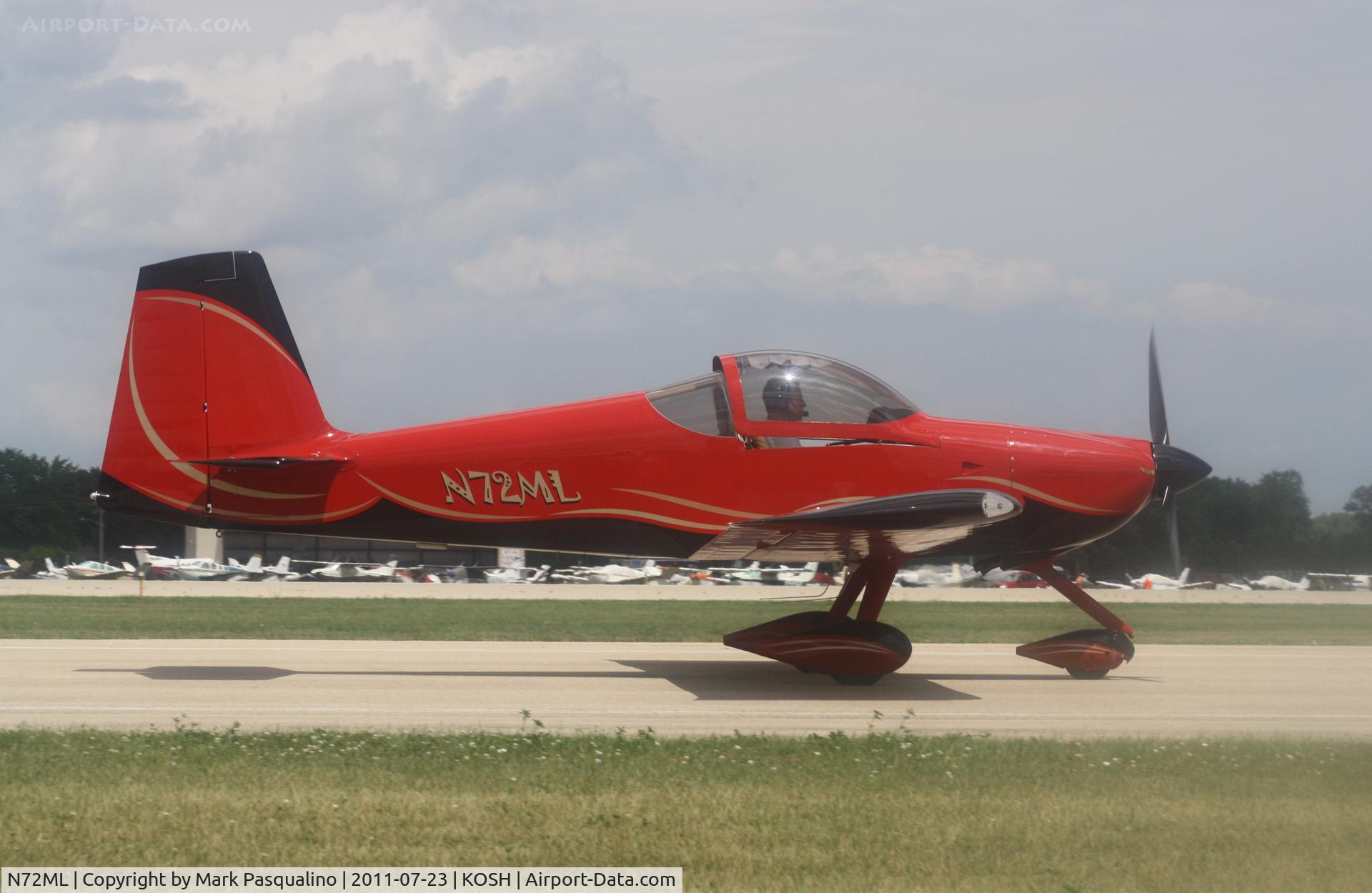 N72ML, 2007 Vans RV-7A C/N 70928, Vans RV-7A