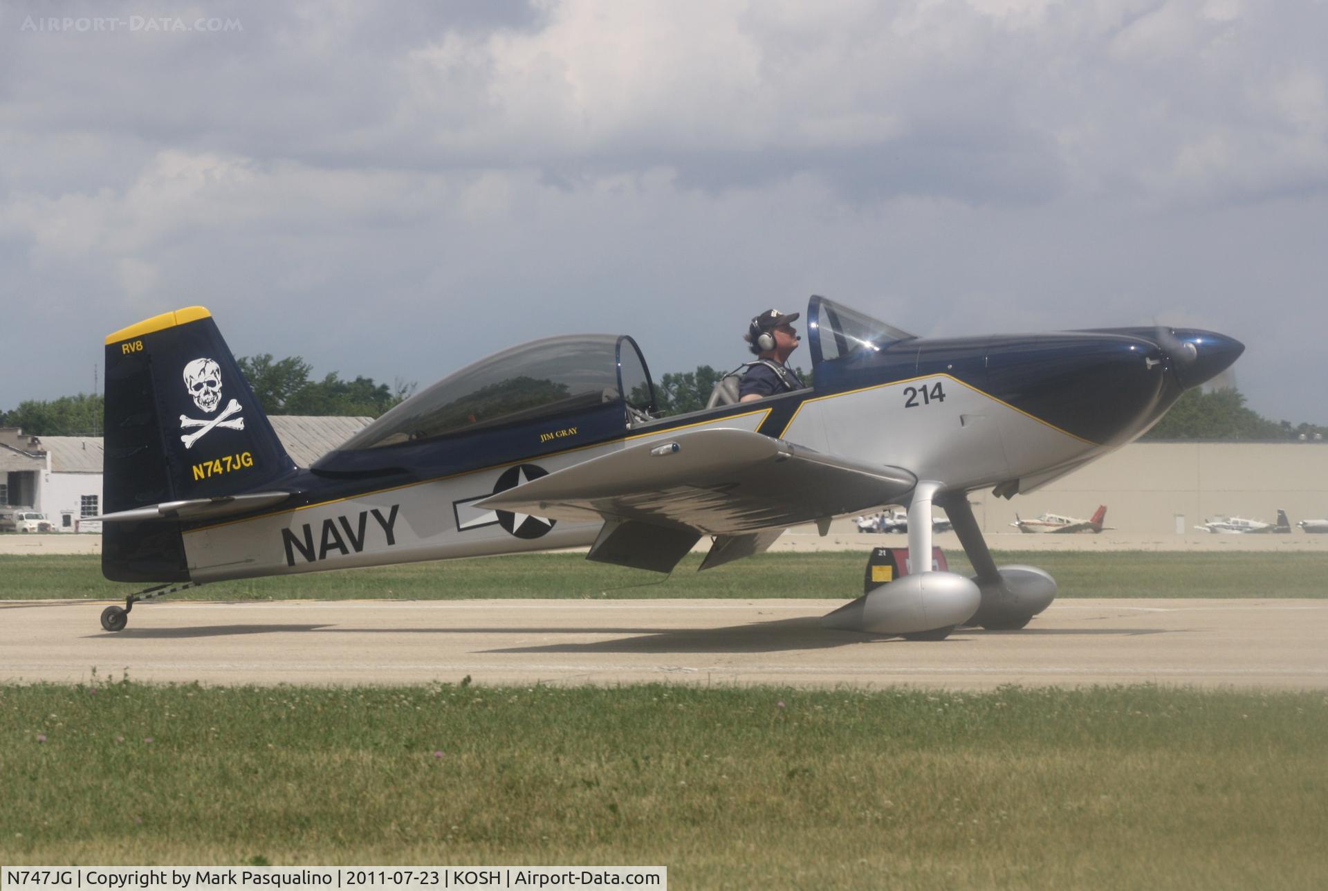 N747JG, 2008 Vans RV-8 C/N 81612, Vans RV-8