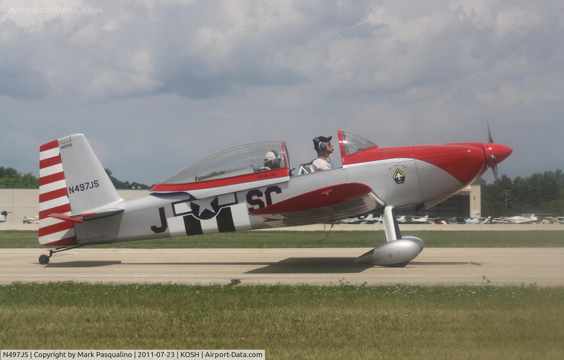 N497JS, 2007 Vans RV-8 C/N 81191, Vans RV-8