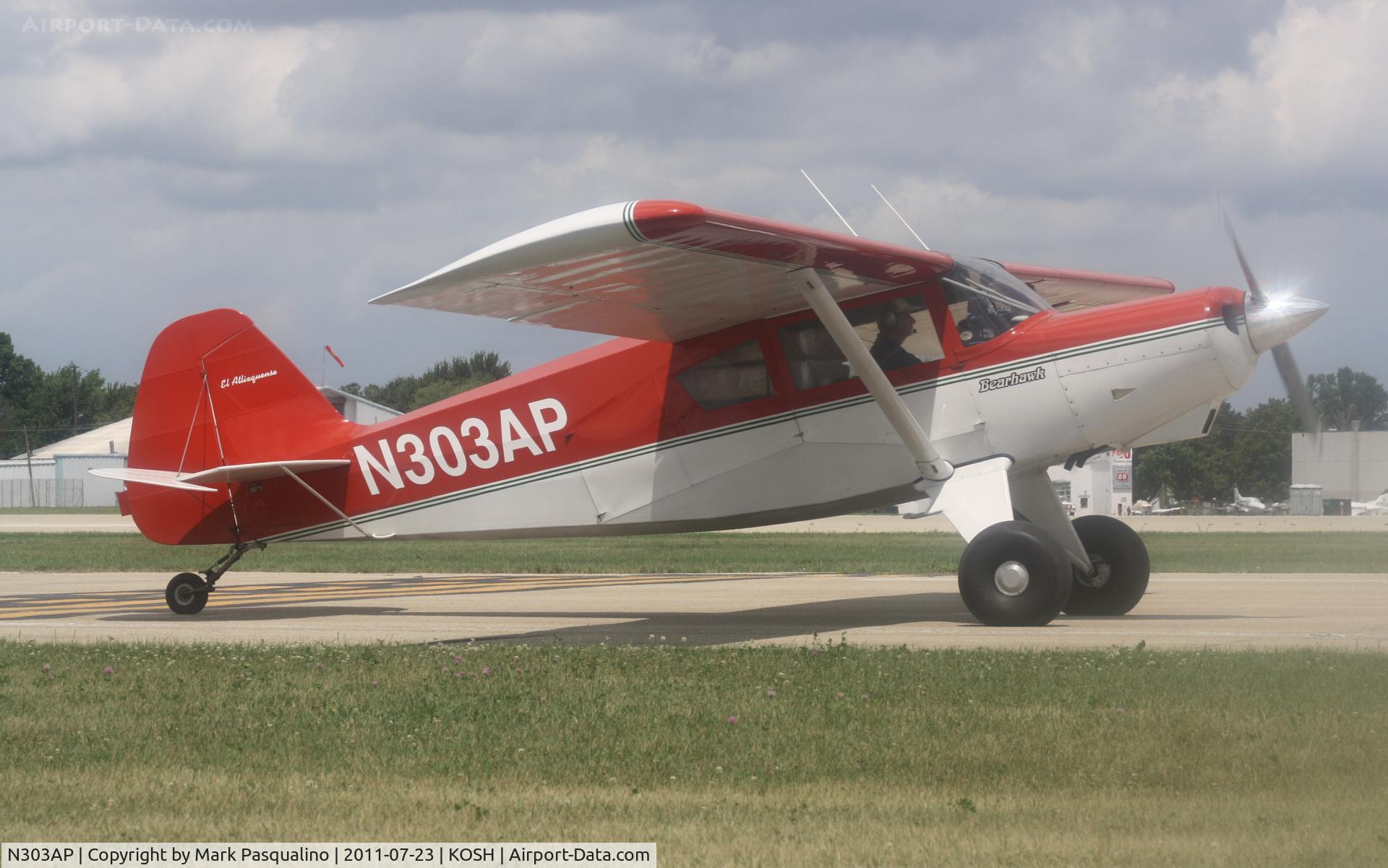 N303AP, 2003 Avipro Bearhawk C/N 02-01/02-444, Bearhawk